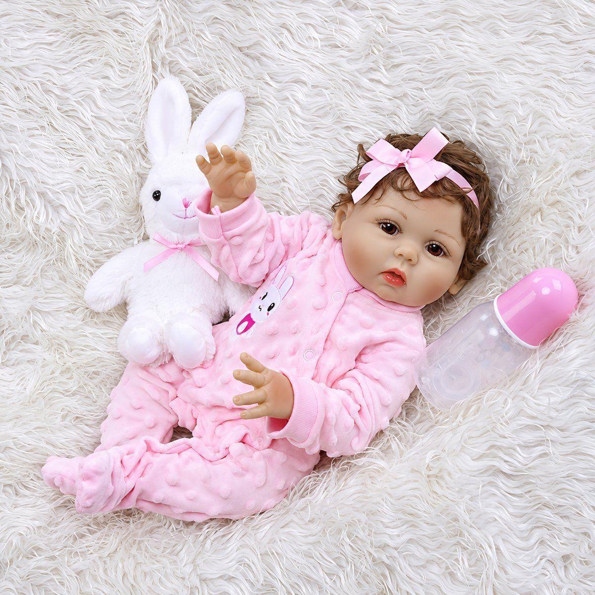 Muñeca Bebe Reborn Realista con Ropa y Accesorios-2