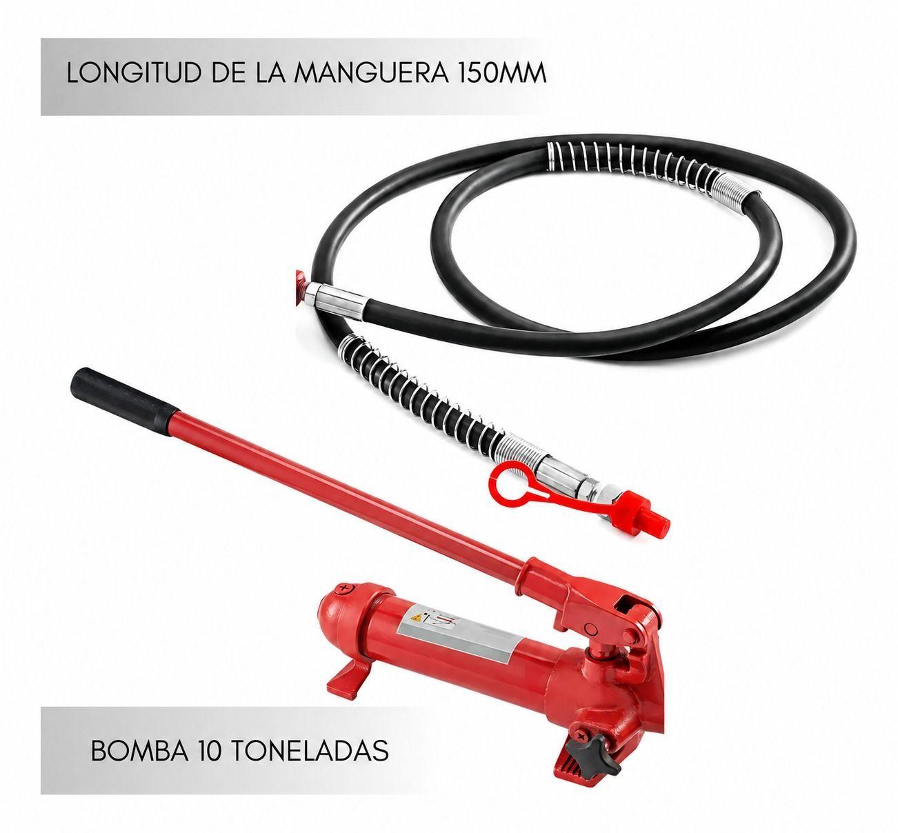 Porto Power Hidraulico 10 Toneladas con Maleta Profesional-2