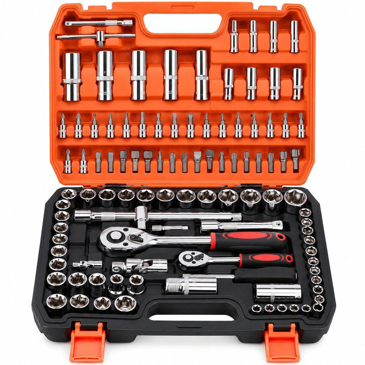 Juego de Dados y Puntas 108 Piezas para Mec nica Automotriz-0