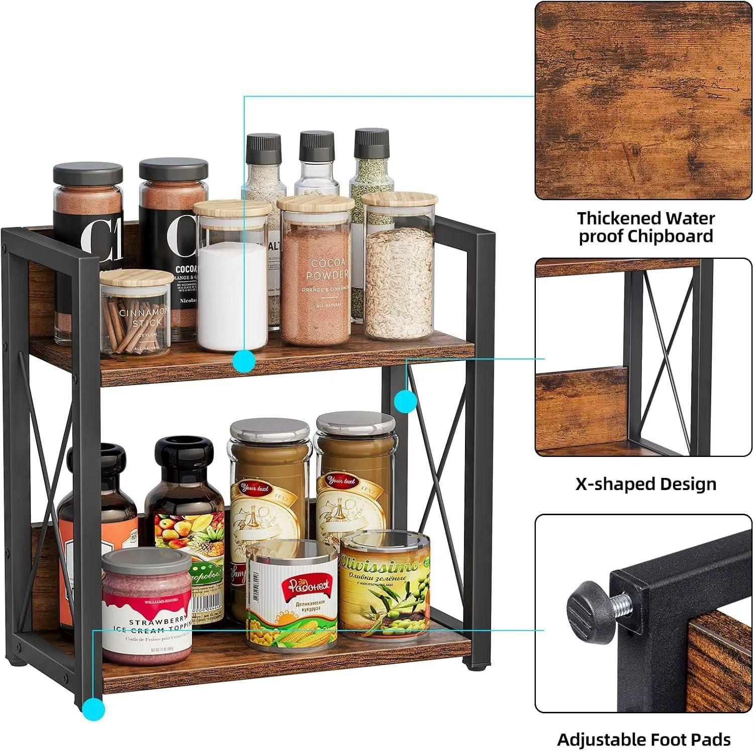 Estante Organizador Cocina para Especies 2 Niveles-1