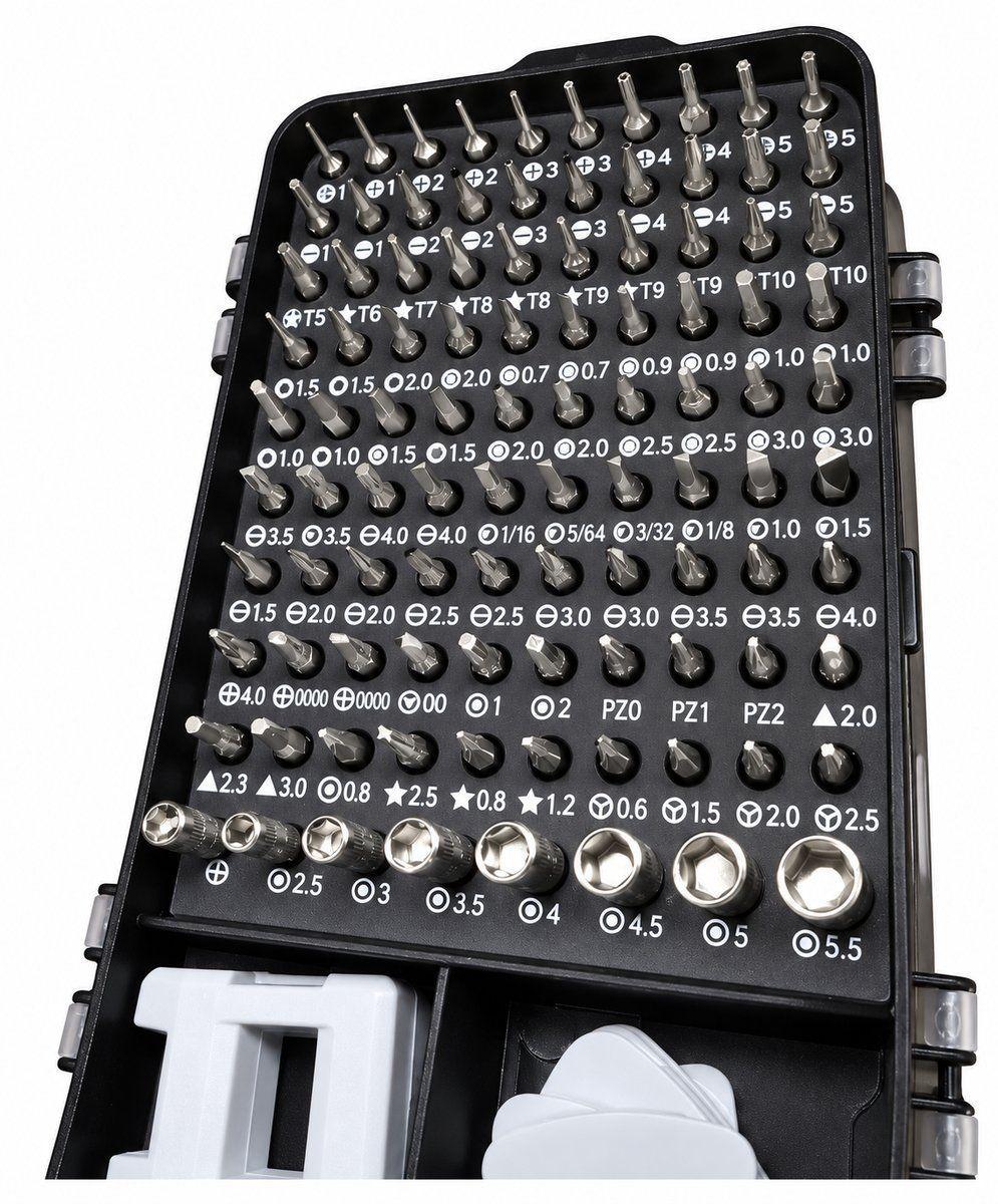 Set Destornilladores de Precision 115 Piezas Magneticos con Estuche-2