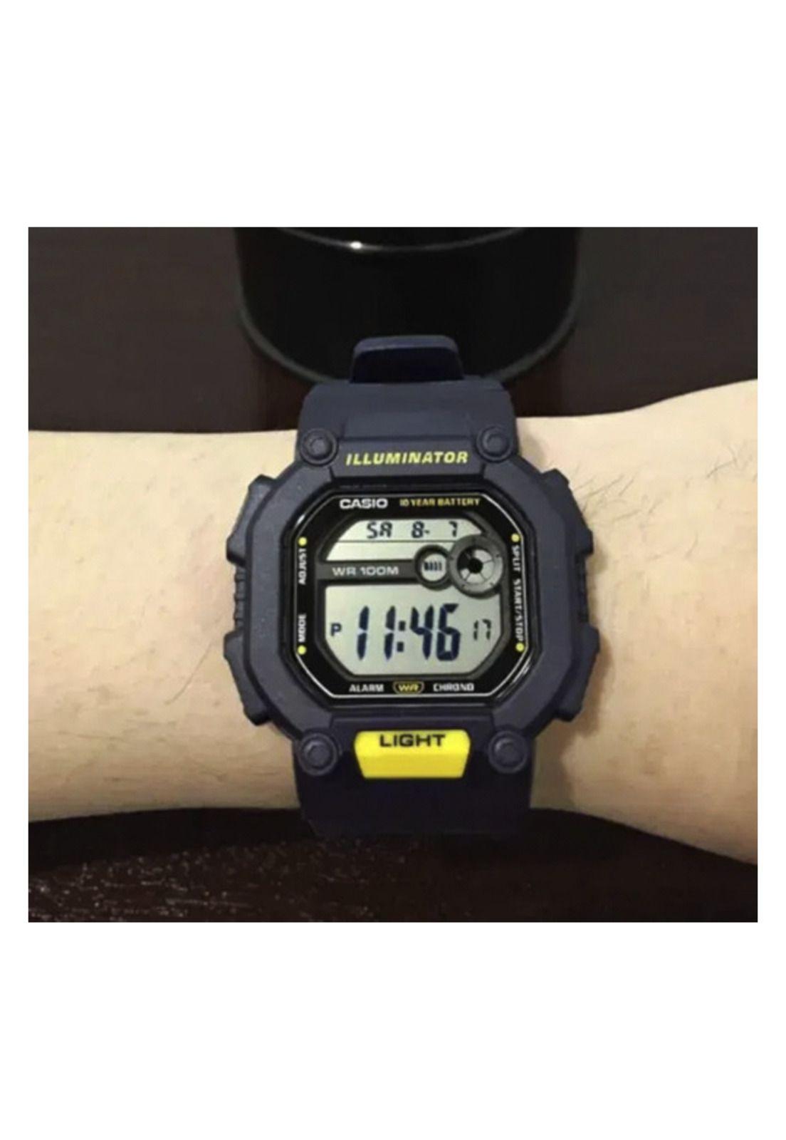 Reloj Casio de Hombre W-737H-2Avdf Classic Line Digital Azul-2