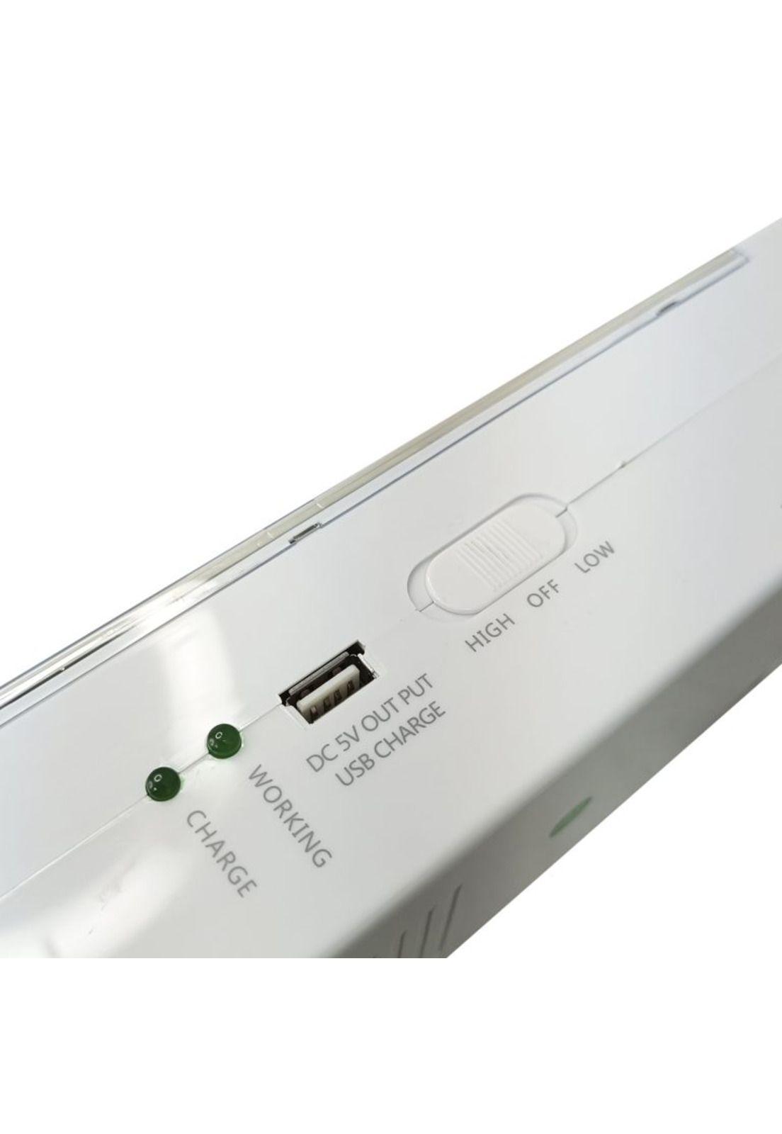 Lampara de Emergencia Recargable 160 LED 24Hrs con Powerbank-6