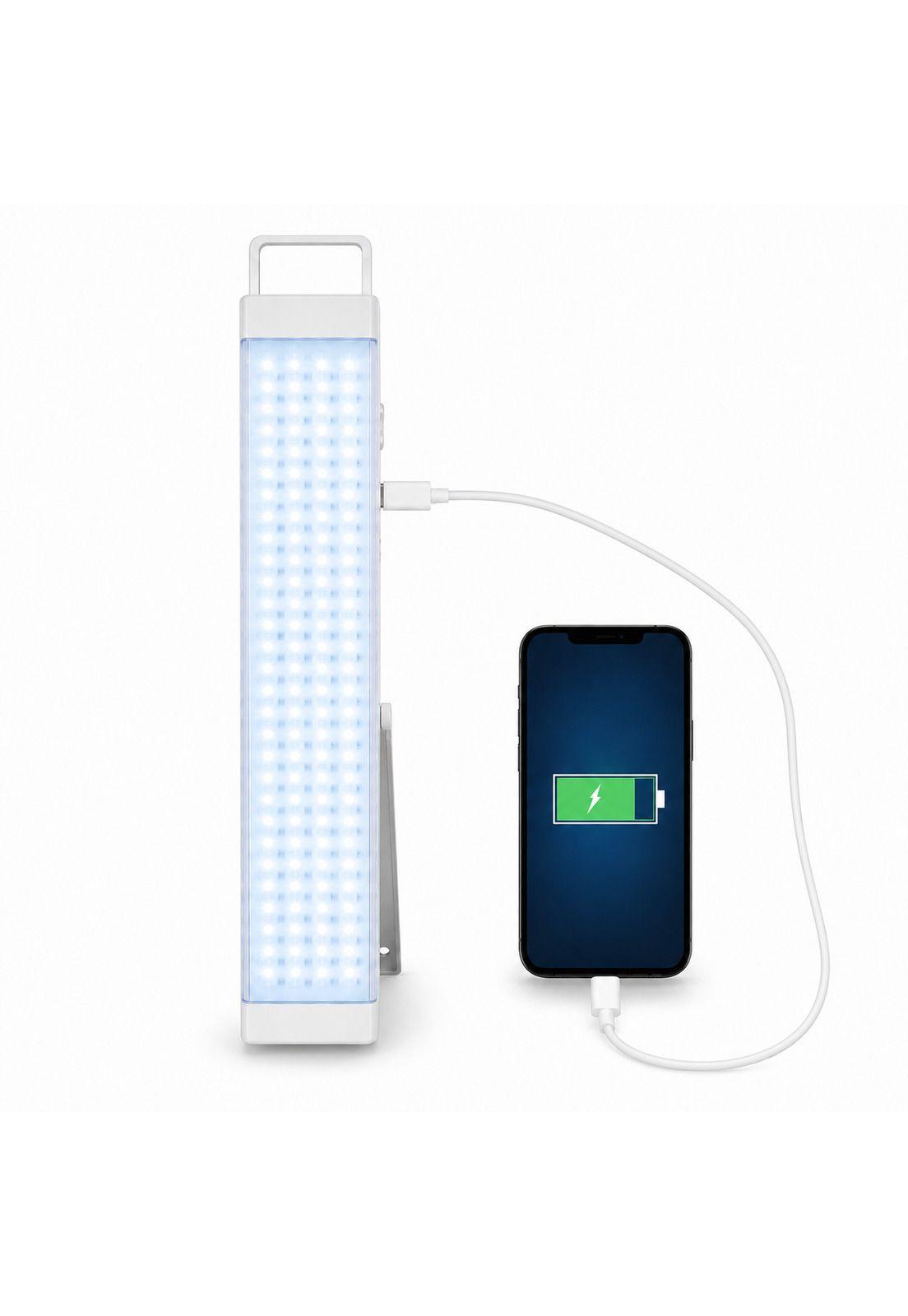 Lampara de Emergencia Recargable 160 LED 24Hrs con Powerbank-2