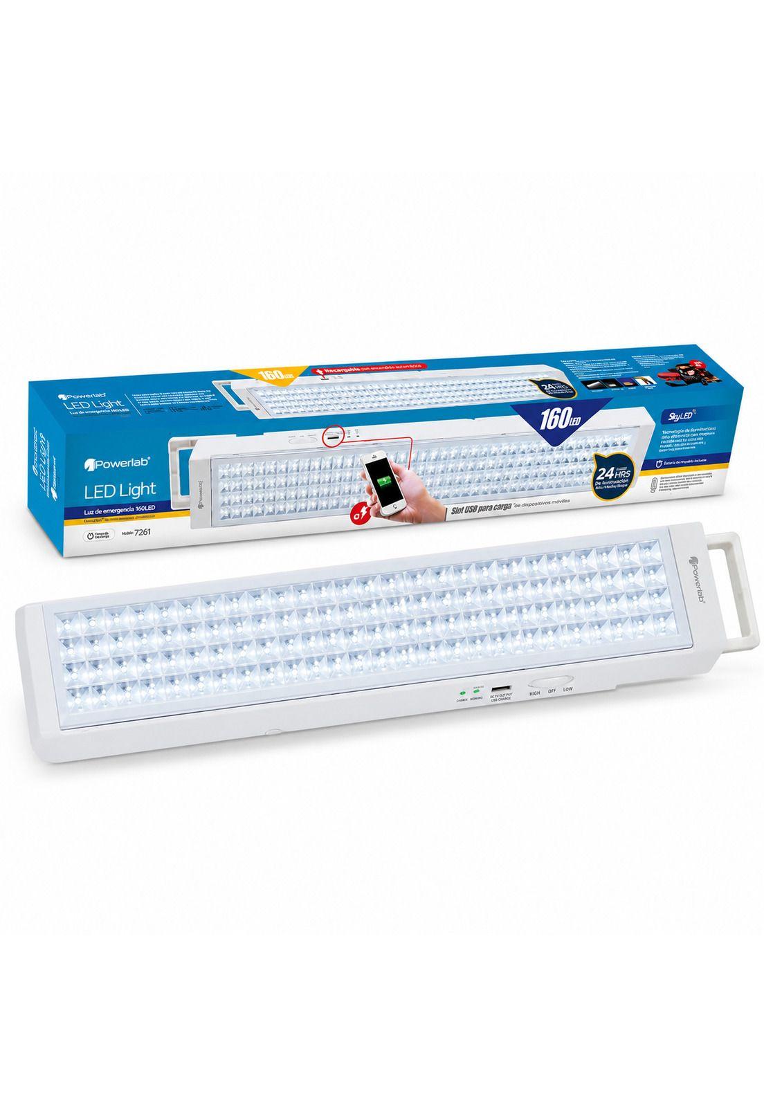 Lampara de Emergencia Recargable 160 LED 24Hrs con Powerbank-9
