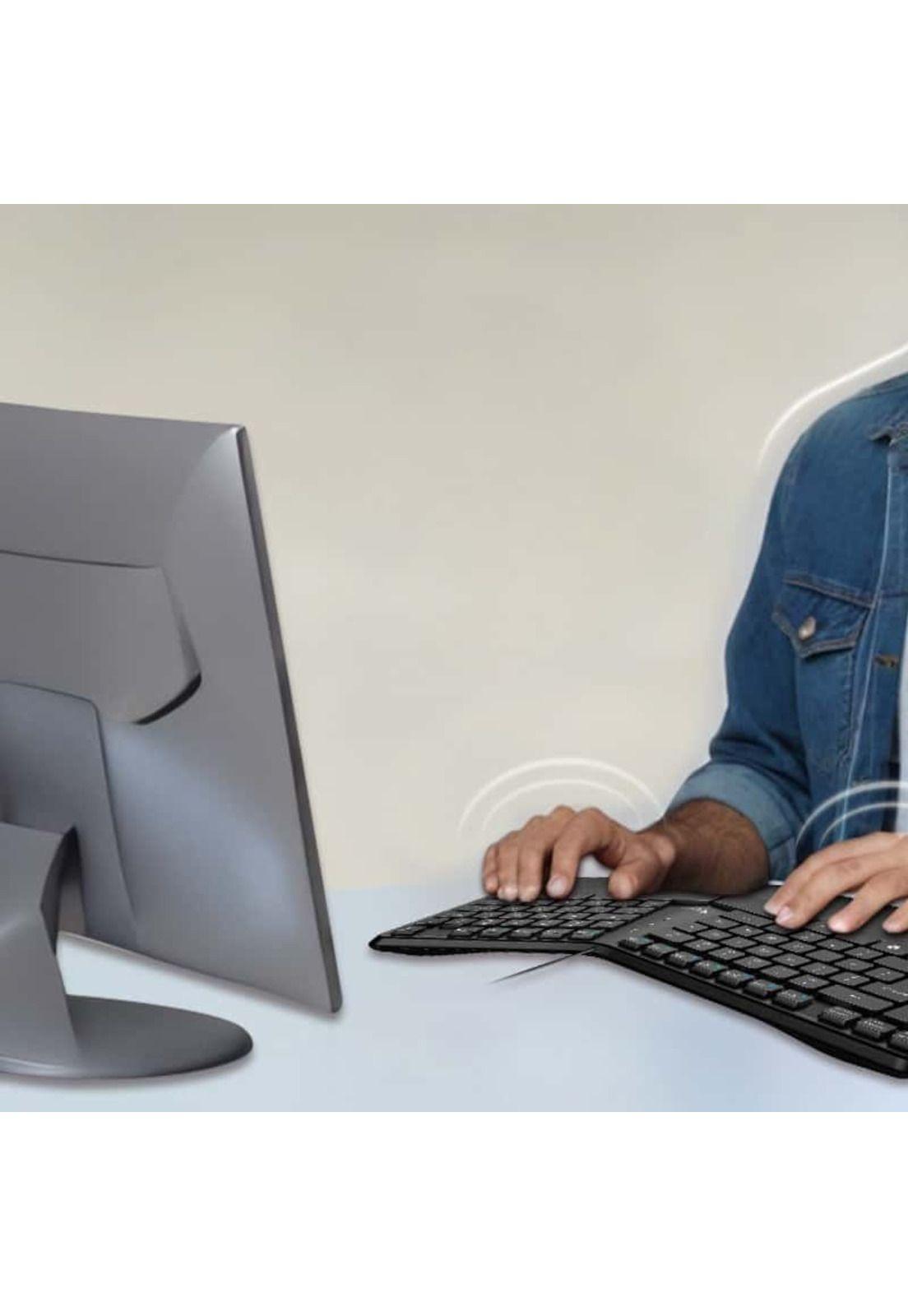 Teclado Ergonómico con apoya Muñecas Enterprise Copilot AI-3