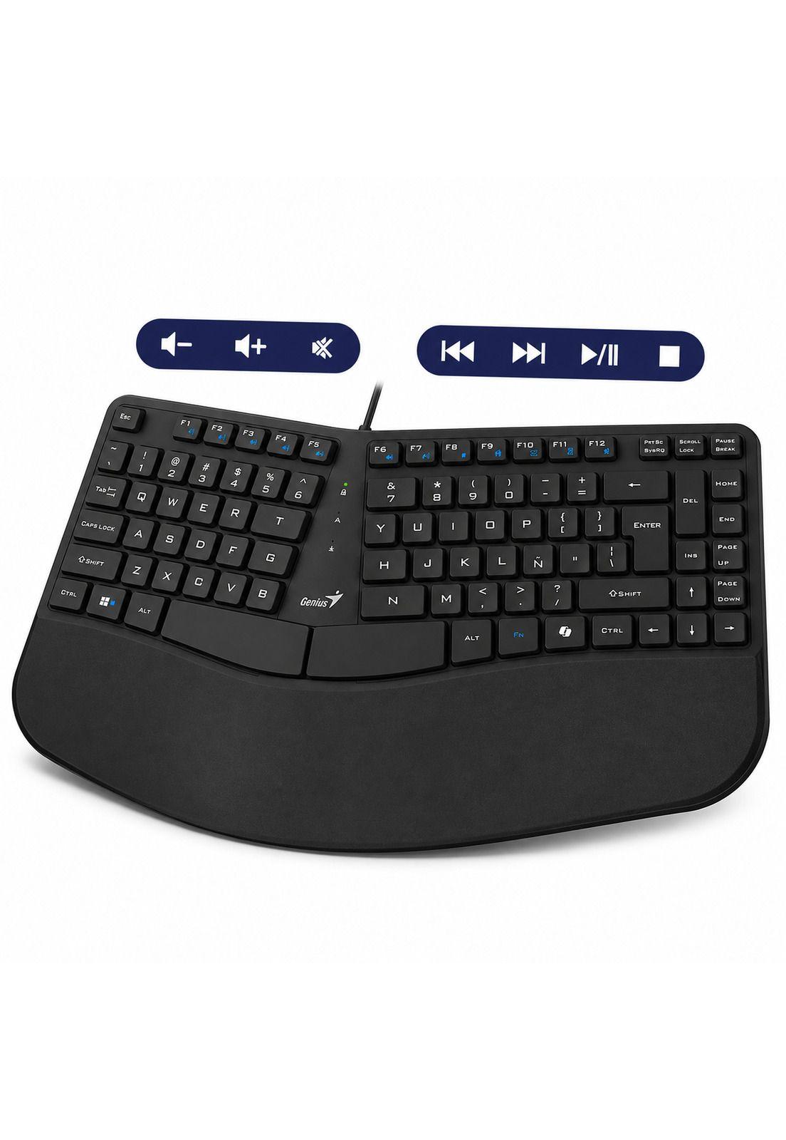 Teclado Ergonómico con apoya Muñecas Enterprise Copilot AI-5