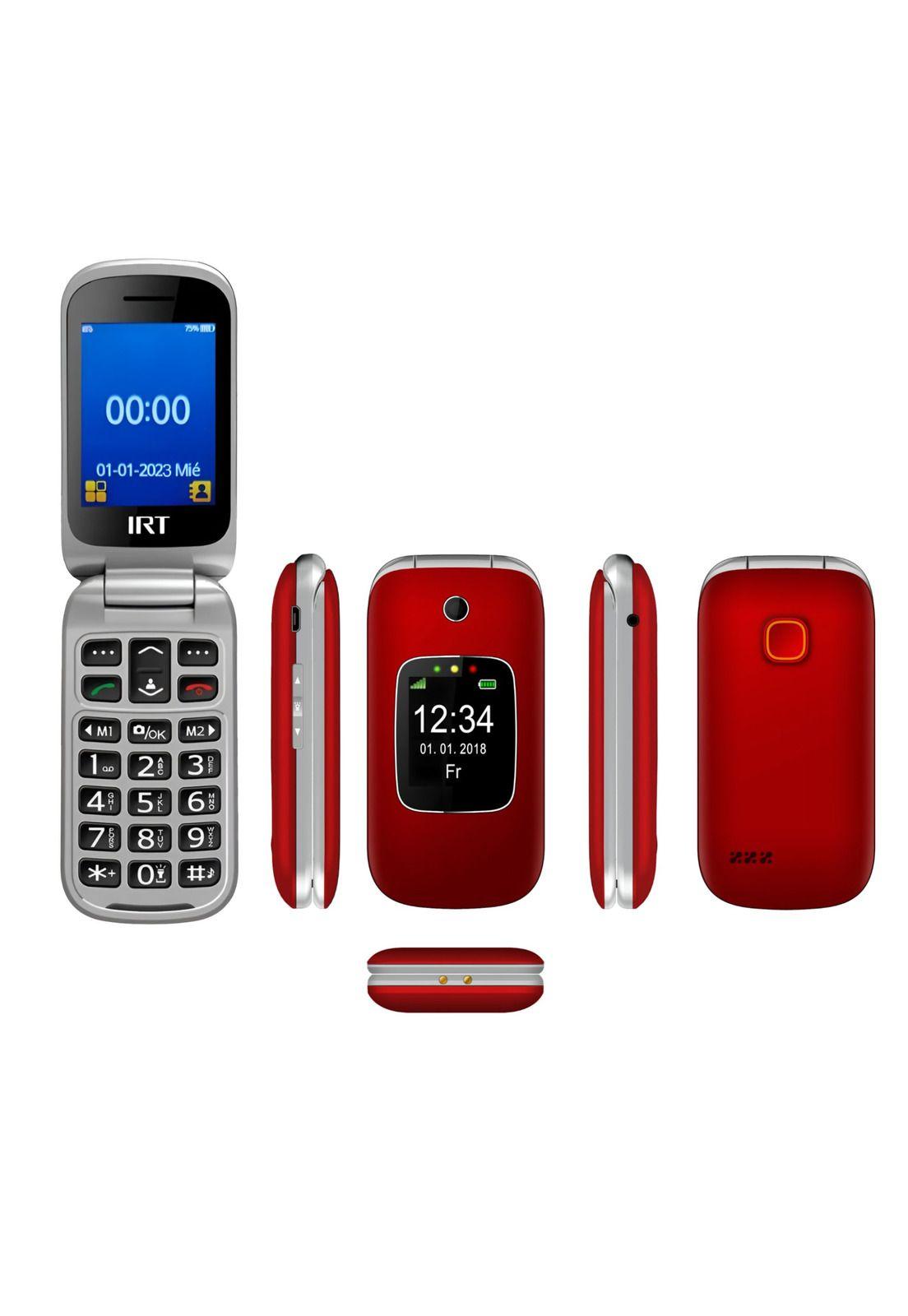 Teléfono IRT Senior 4G S. O. S para Adulto Mayor Almeja 330R-5