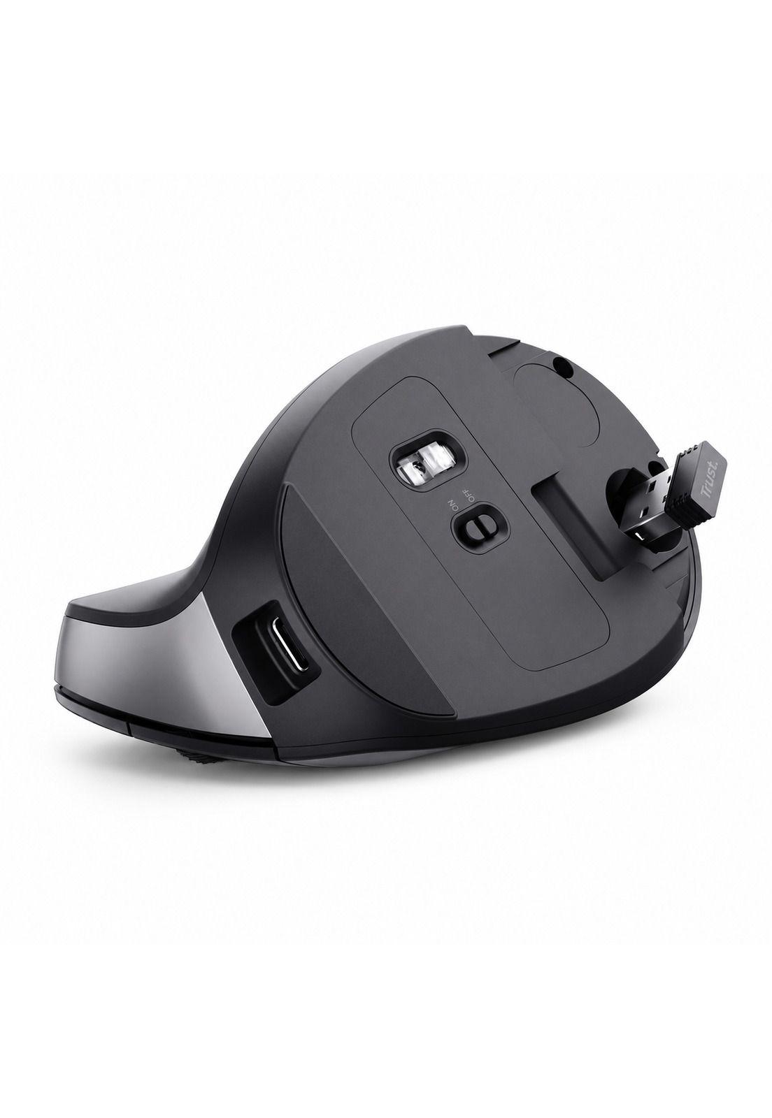 Mouse Vertical  Inalámbrico Trust TM-270 Recargable ErgoCert-3