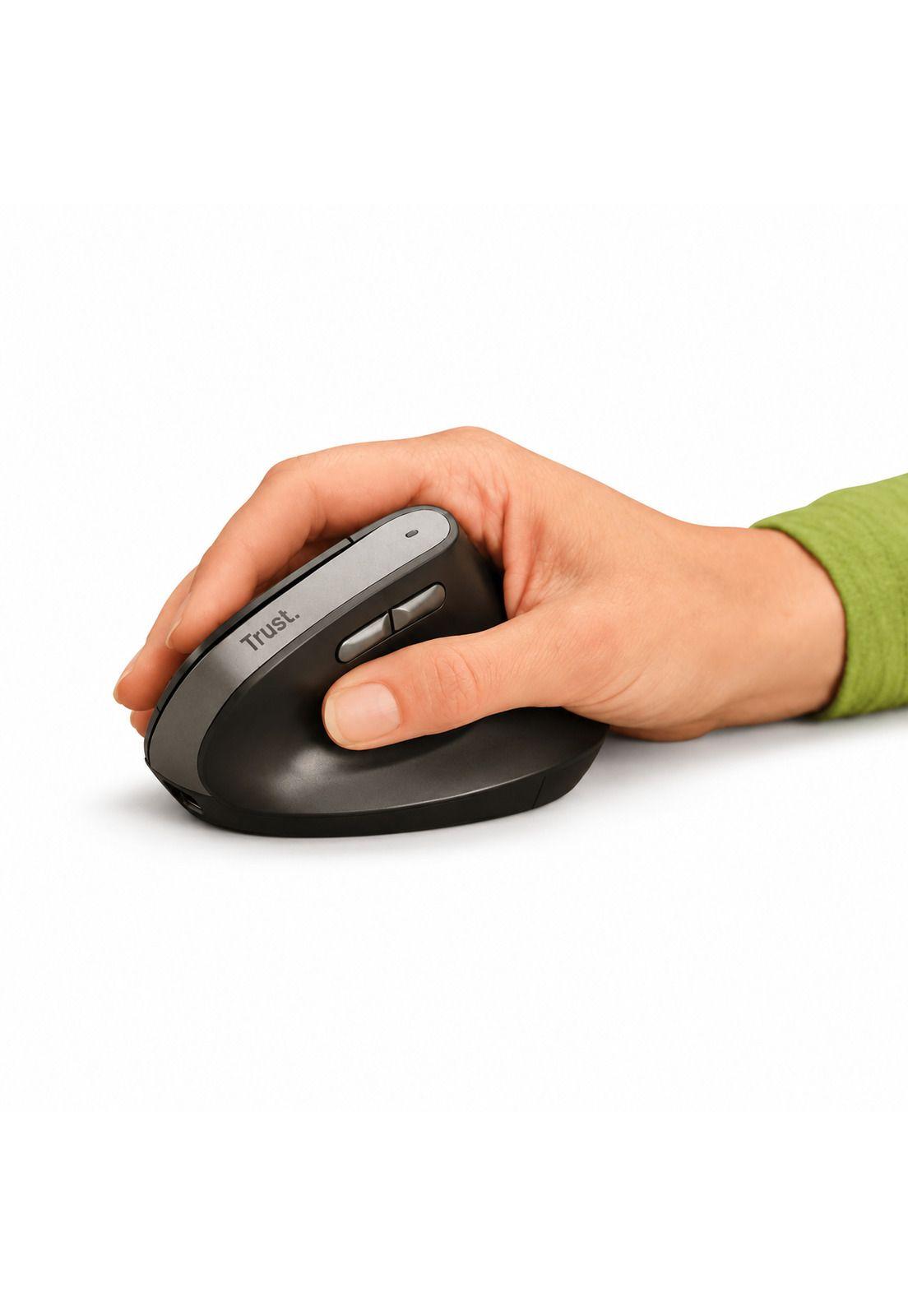 Mouse Vertical  Inalámbrico Trust TM-270 Recargable ErgoCert-5