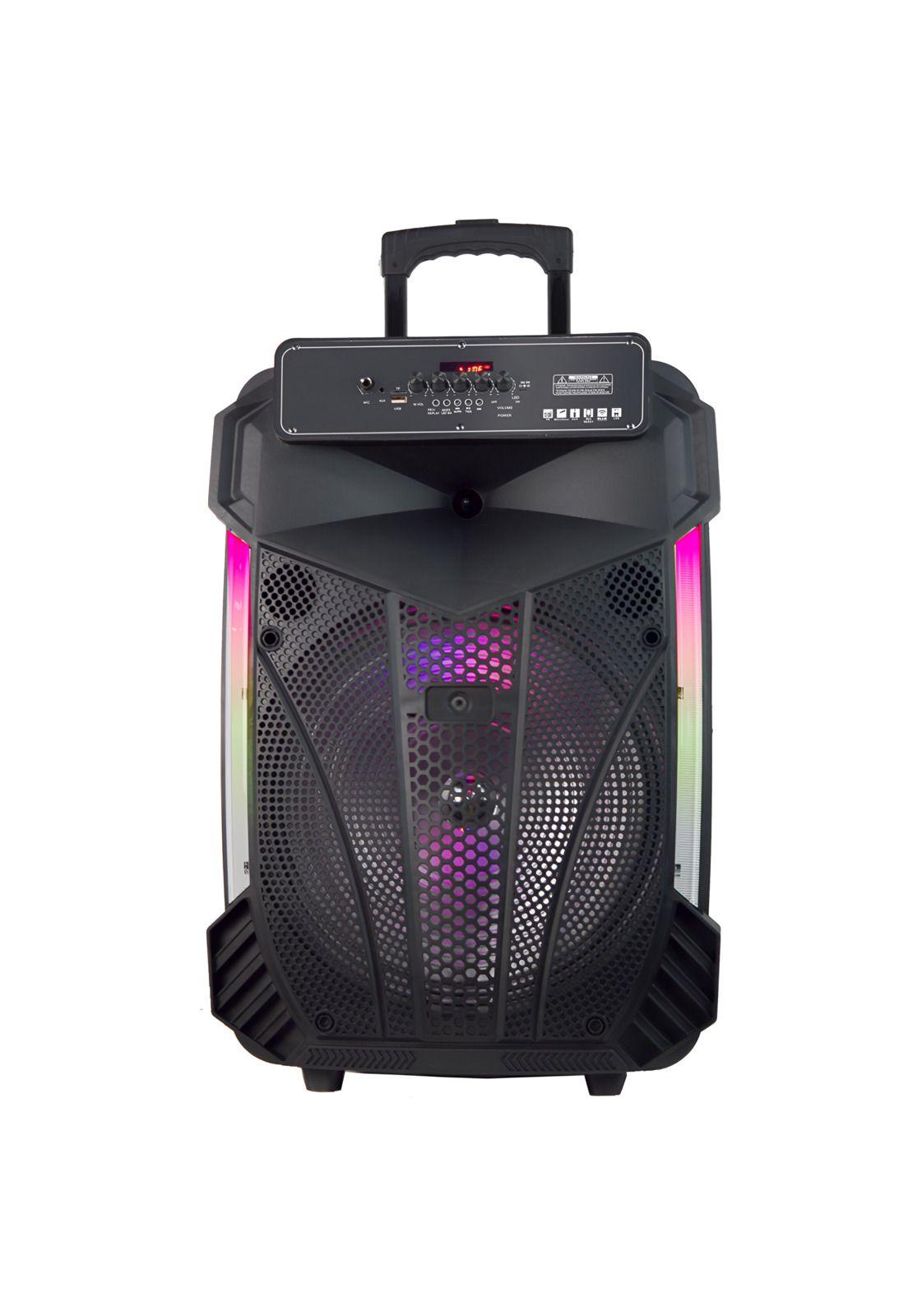 Parlante Karaoke de 15" RGB Recargable + Micrófono Inalámbrico BT15L-2