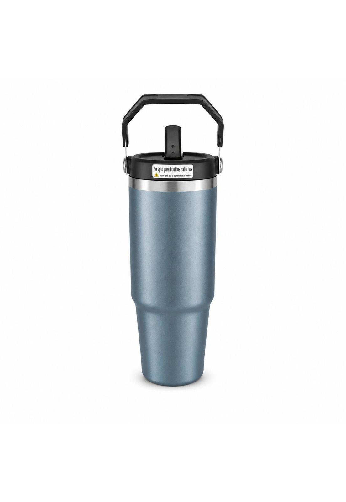 Vaso Térmico MUG Inox para Liquidos Frios 880ML Ice Blue-6