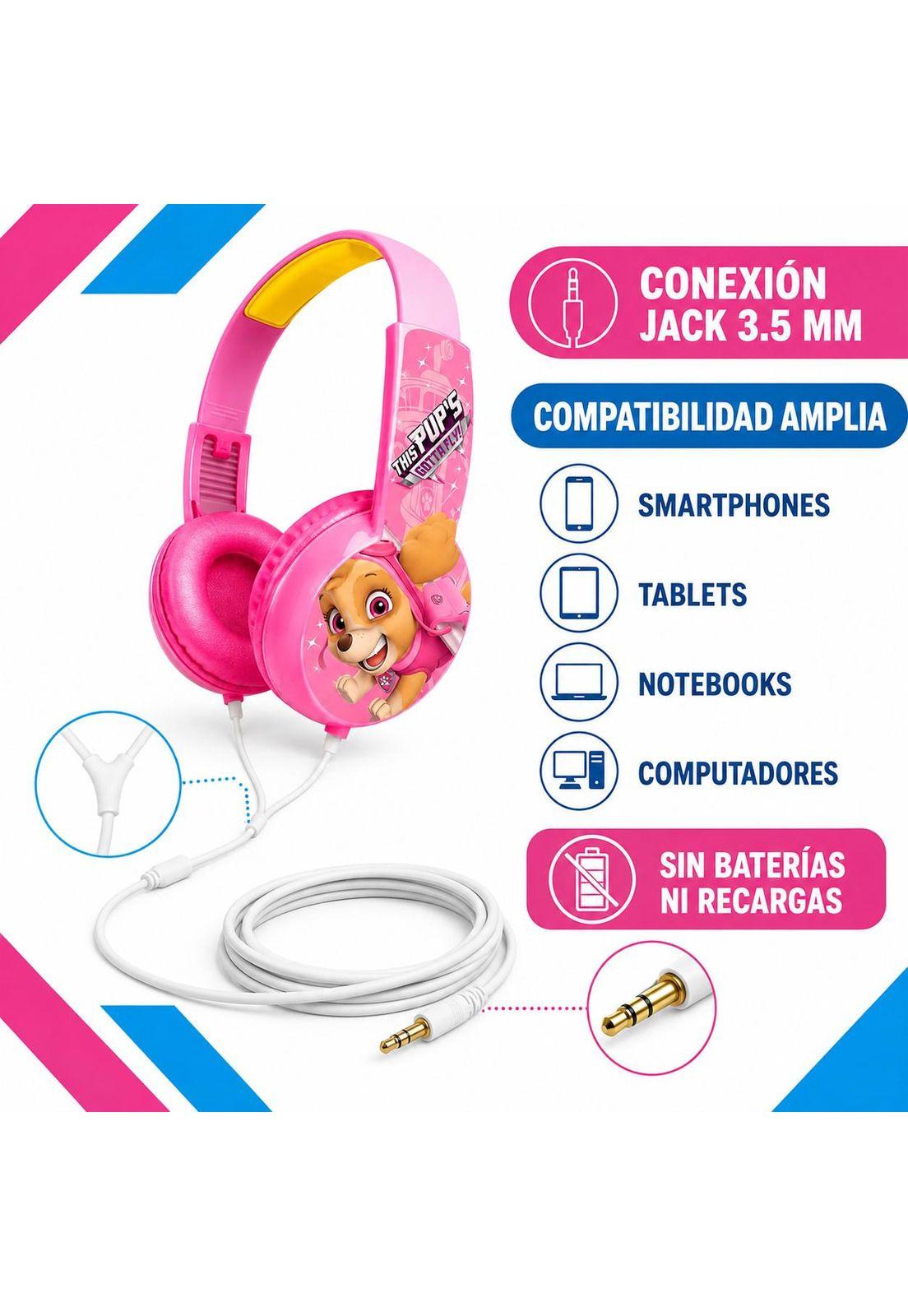 Audífonos Nikelodeon Paw Patrol SKY HP203371-SKY (Niños)-7