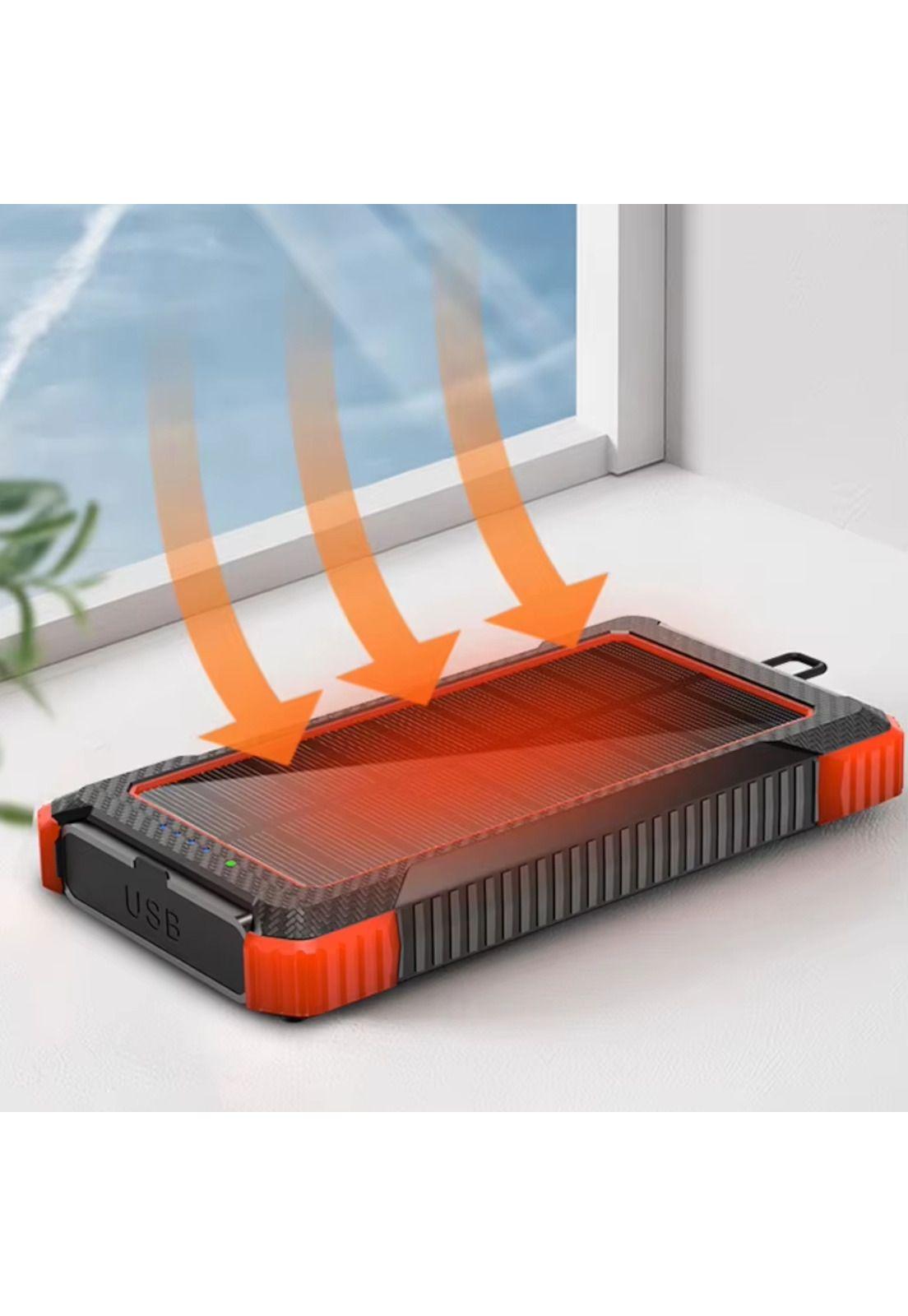 Powerbank Solar Outdoor Multipuertos 10000maH Carga Rápida-4