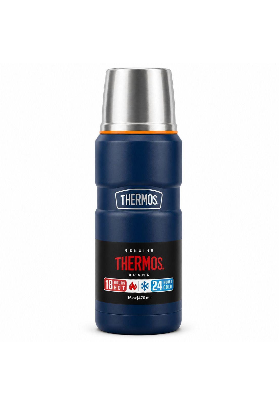 Termo Premium Thermos King Inox SK2000 470ML 18H/24H Azul-0