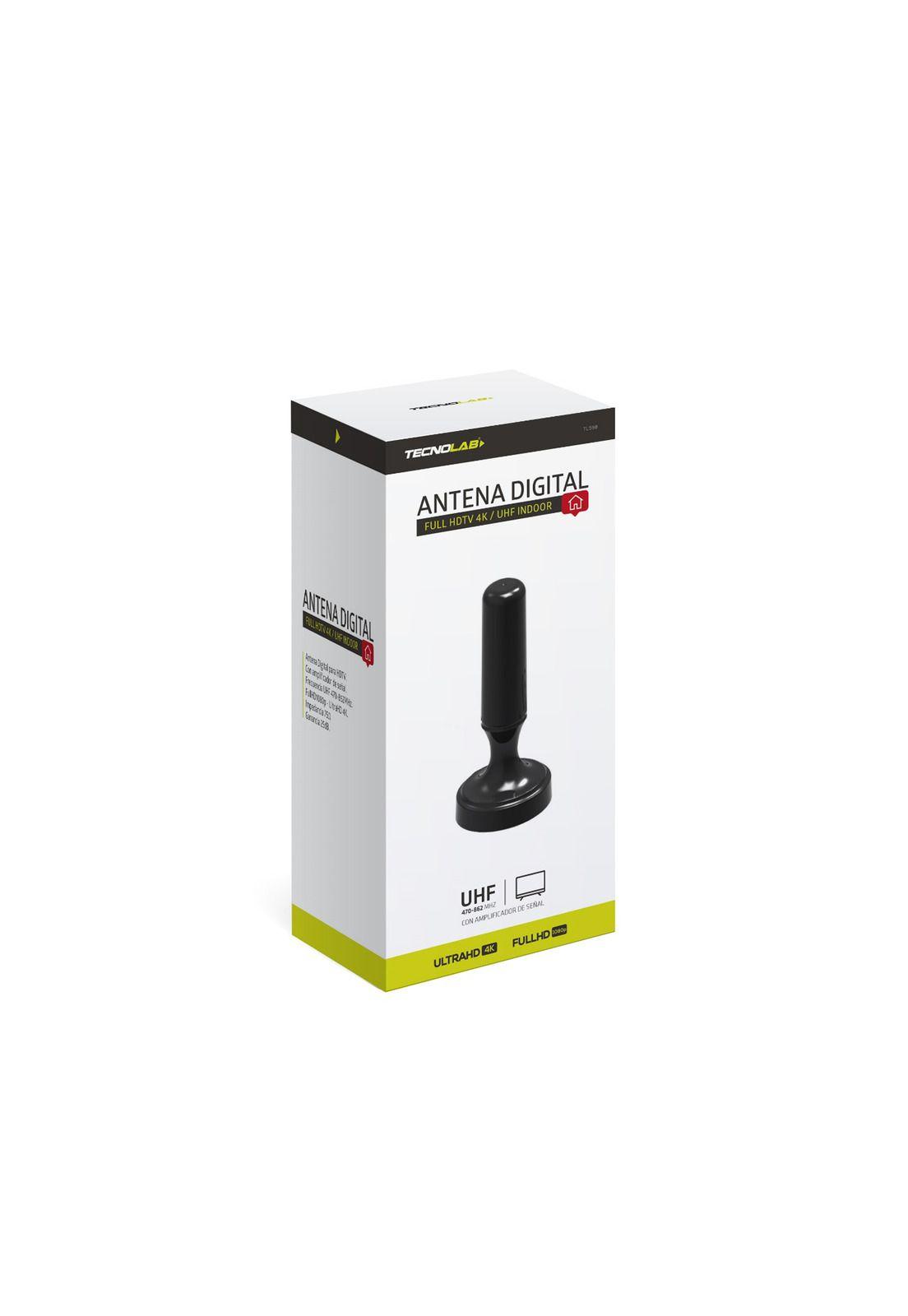 Antena de TV Digital Amplificada 5MT 4K Ultra HD / FHD TL590-3
