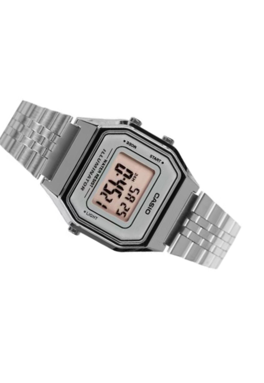 Reloj de Mujer Casio Silver Pink La680Wa-7Df-2