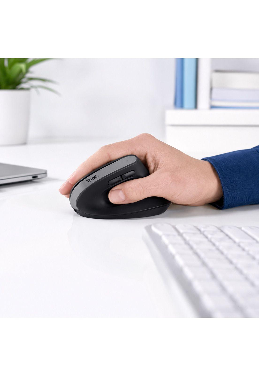 Mouse Inalámbrico Vertical Ergonómico Bayo+ Bluetooth / USB-8