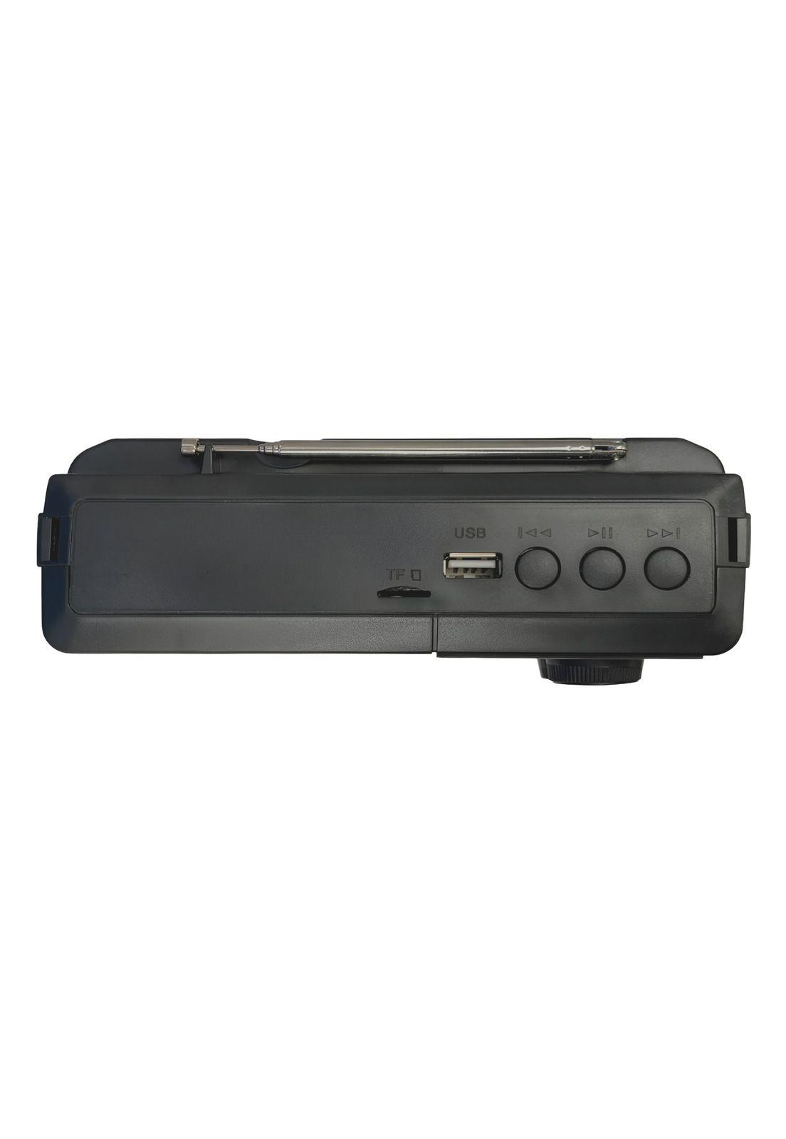 Radio Portátil AM/ FM/ SW Recargable +Pilas + Luz LED 5W RMS-2
