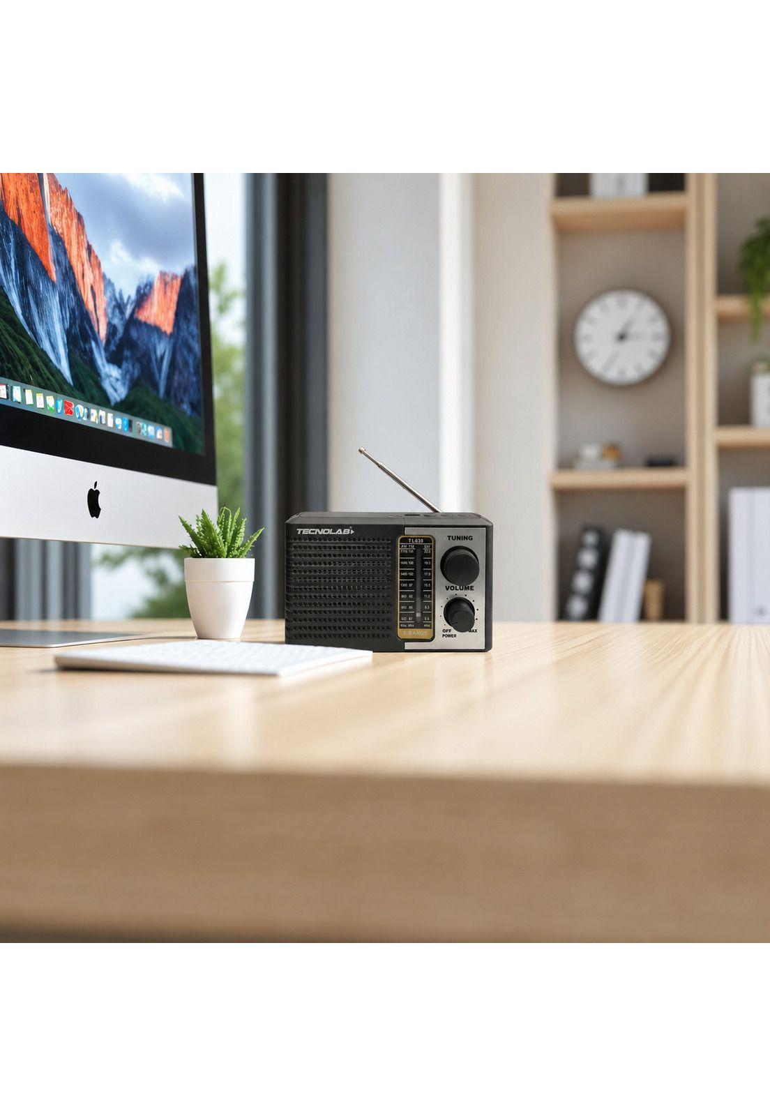 Radio Portátil AM/ FM/ SW Recargable +Pilas + Luz LED 5W RMS-5