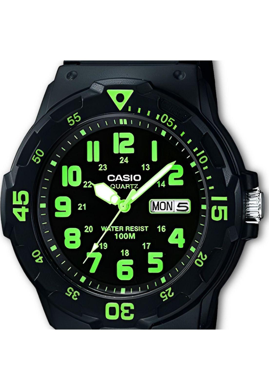 Reloj Casio de Hombre Negro Mrw-200H-3Bvdf Black Fluor-2