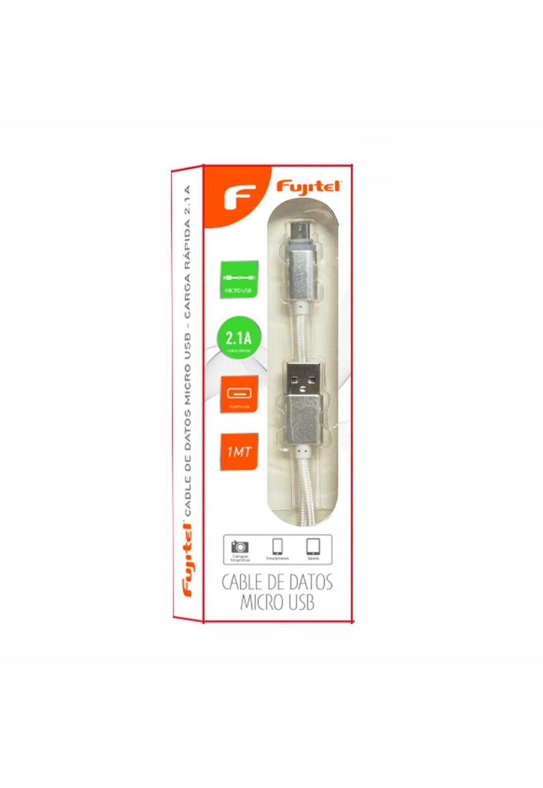 Cable De Datos Fujitel Micro USB con LED Indicadora de Carga-2
