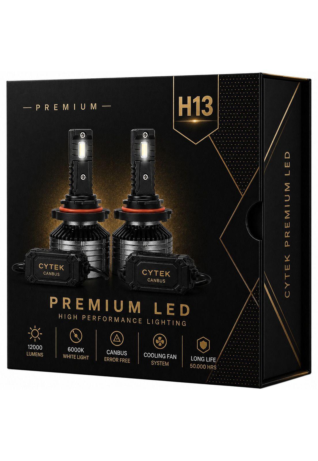 Kit de Luces Turbo LED H13 Canbus 65W Premium Ligth 12000Lm-0