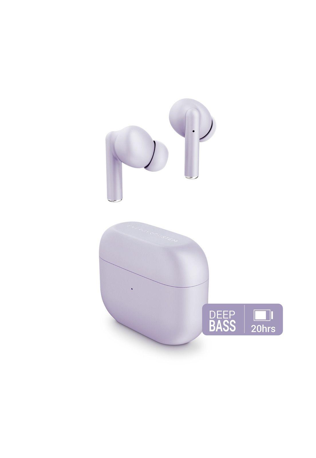 Audifonos Bluetooth TWS Energy Sistem Style 2 Purple Deep Bass 20Hrs-8