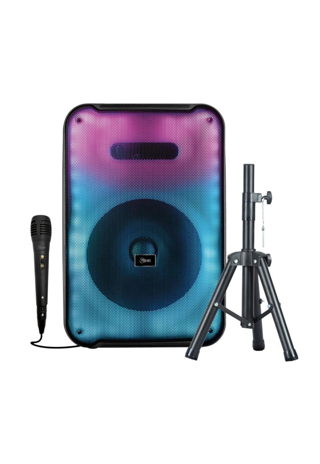 Parlante Bluetooth Flaming Ambiglow 12" RGB (Atril+ Mic) 30W-4