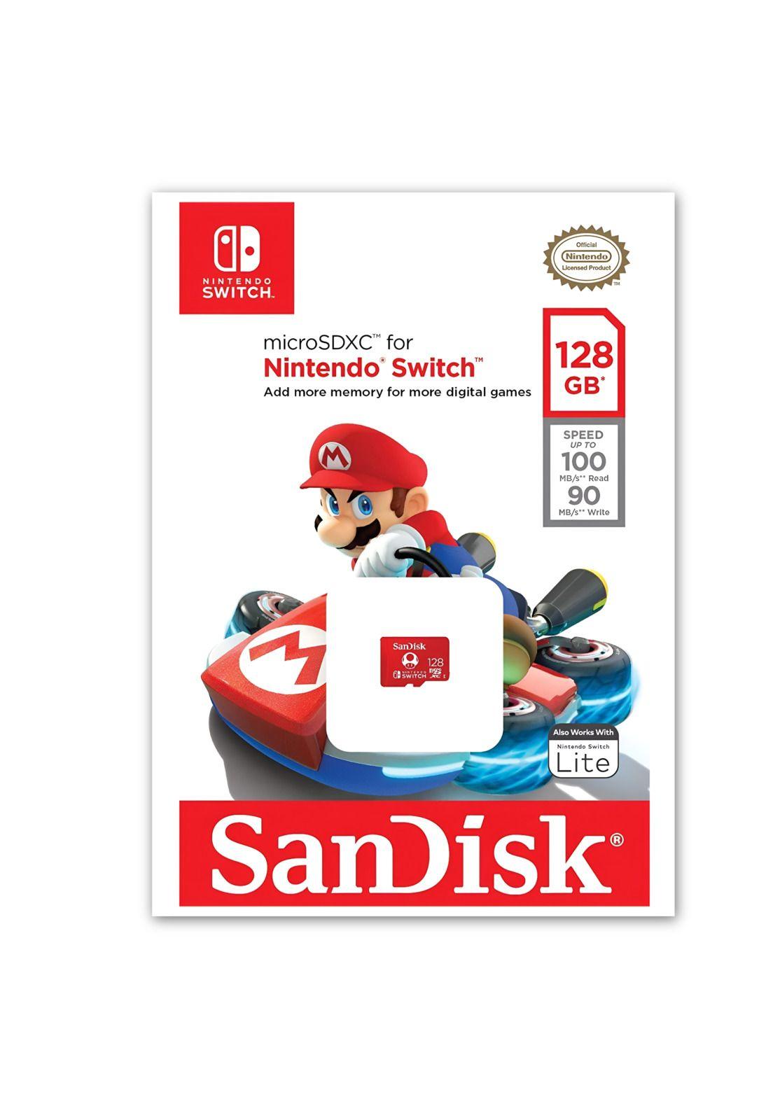 Memoria Micro SD Sandisk para Nintendo Switch 128 GB Deluxe-3