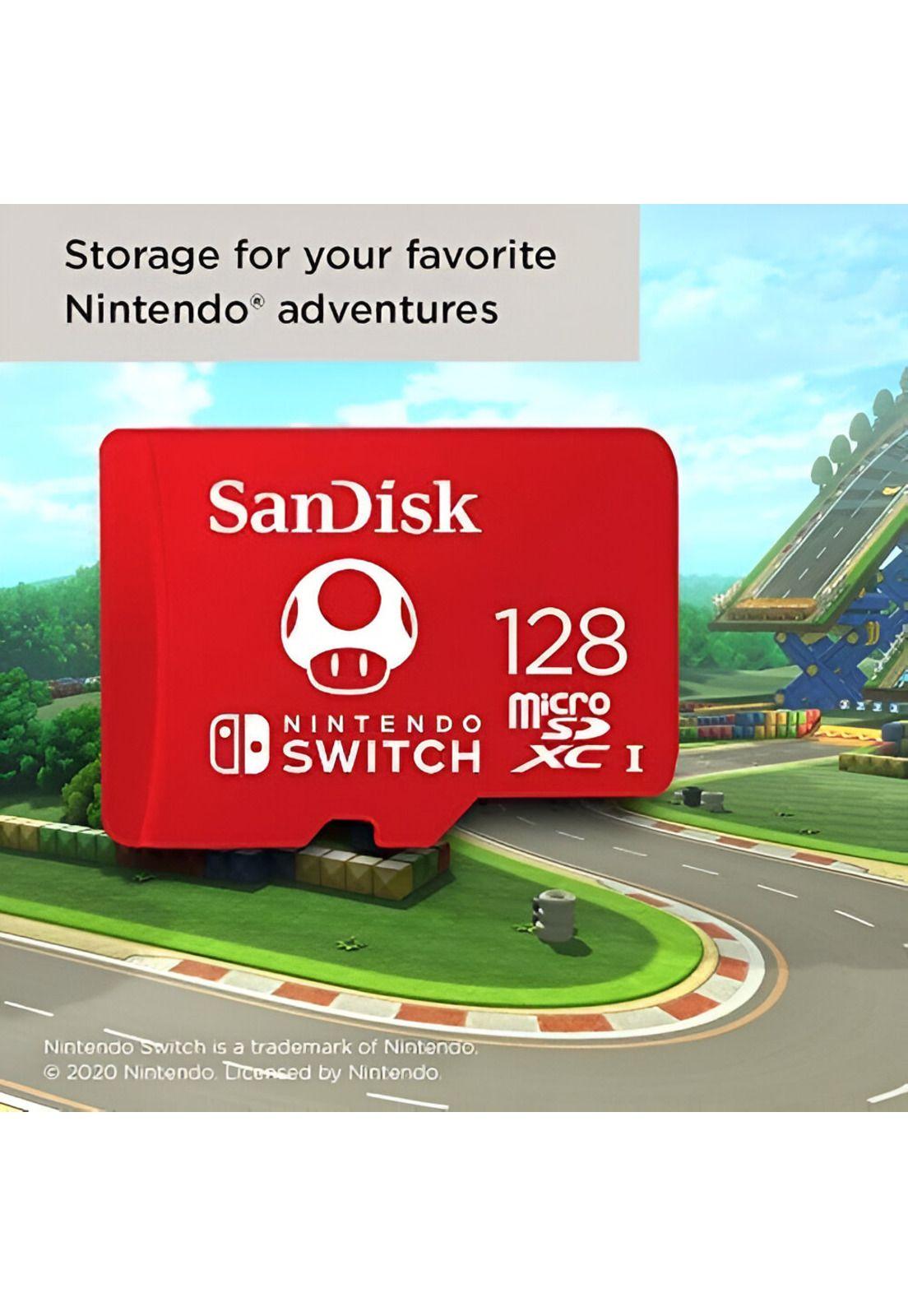 Memoria Micro SD Sandisk para Nintendo Switch 128 GB Deluxe-4