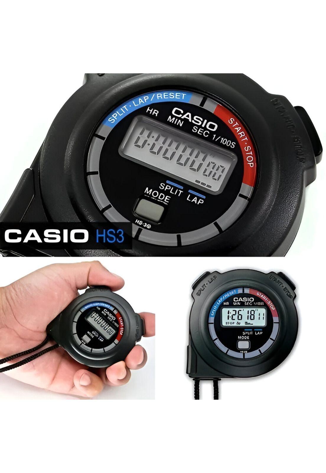 Cronometro Deportivo Profesional Casio HS-3V-1BRDT-7