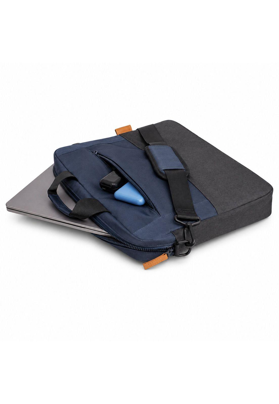 Bolso Notebook Trust Lisboa 16"Ultra Delgado Navy Premium-5