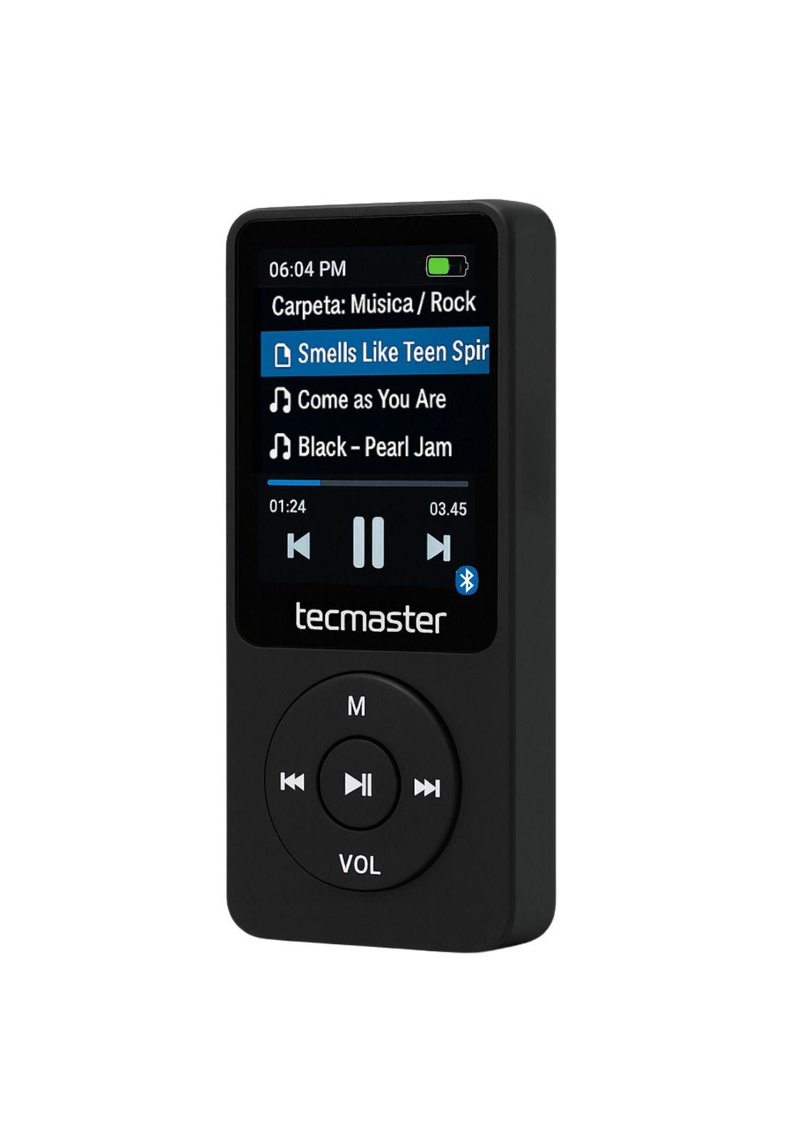 Reproductor MP3 16GB Bluetooth 5.0 Tecmaster TM-300523 Negro-3