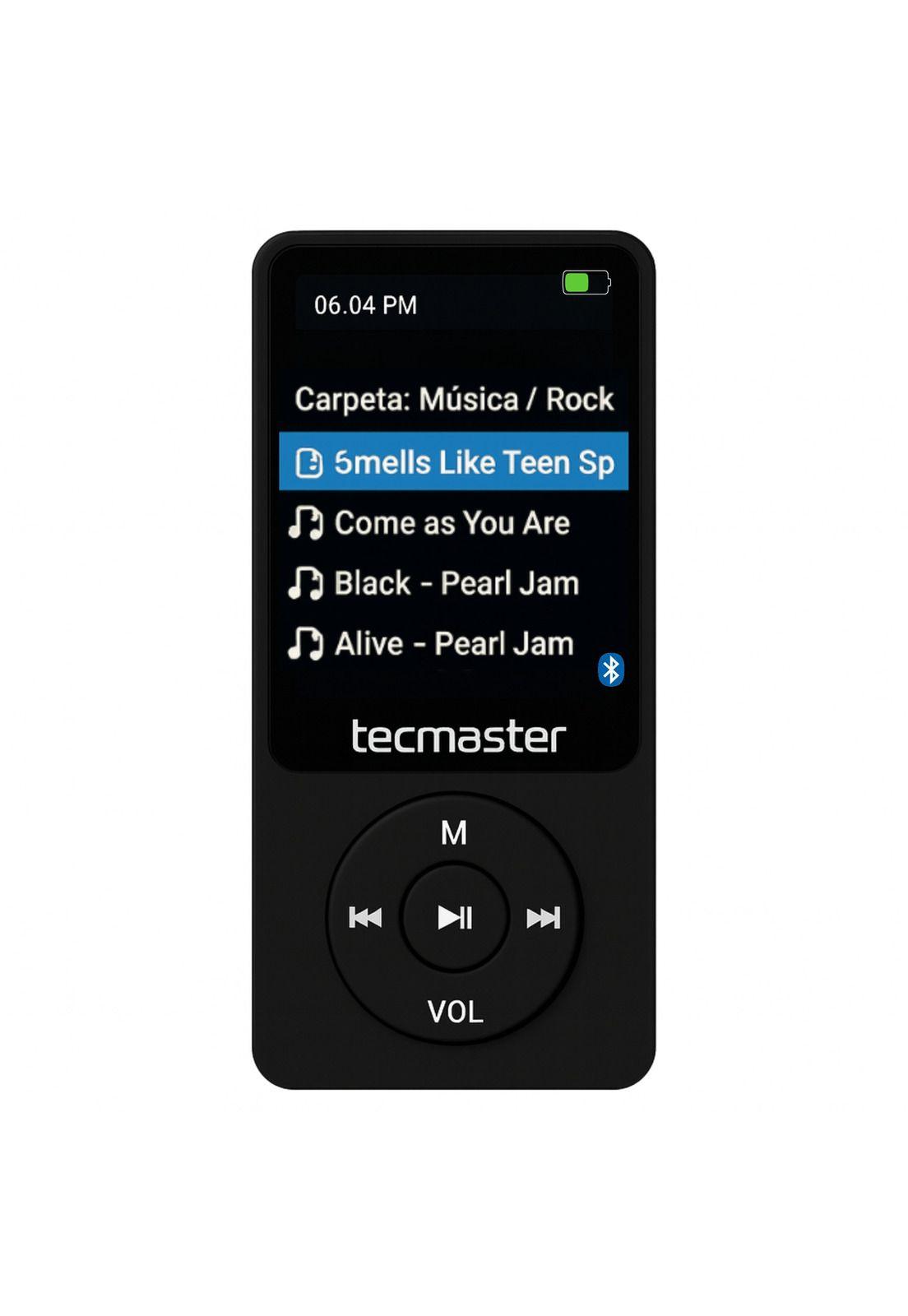 Reproductor MP3 16GB Bluetooth 5.0 Tecmaster TM-300523 Negro-2