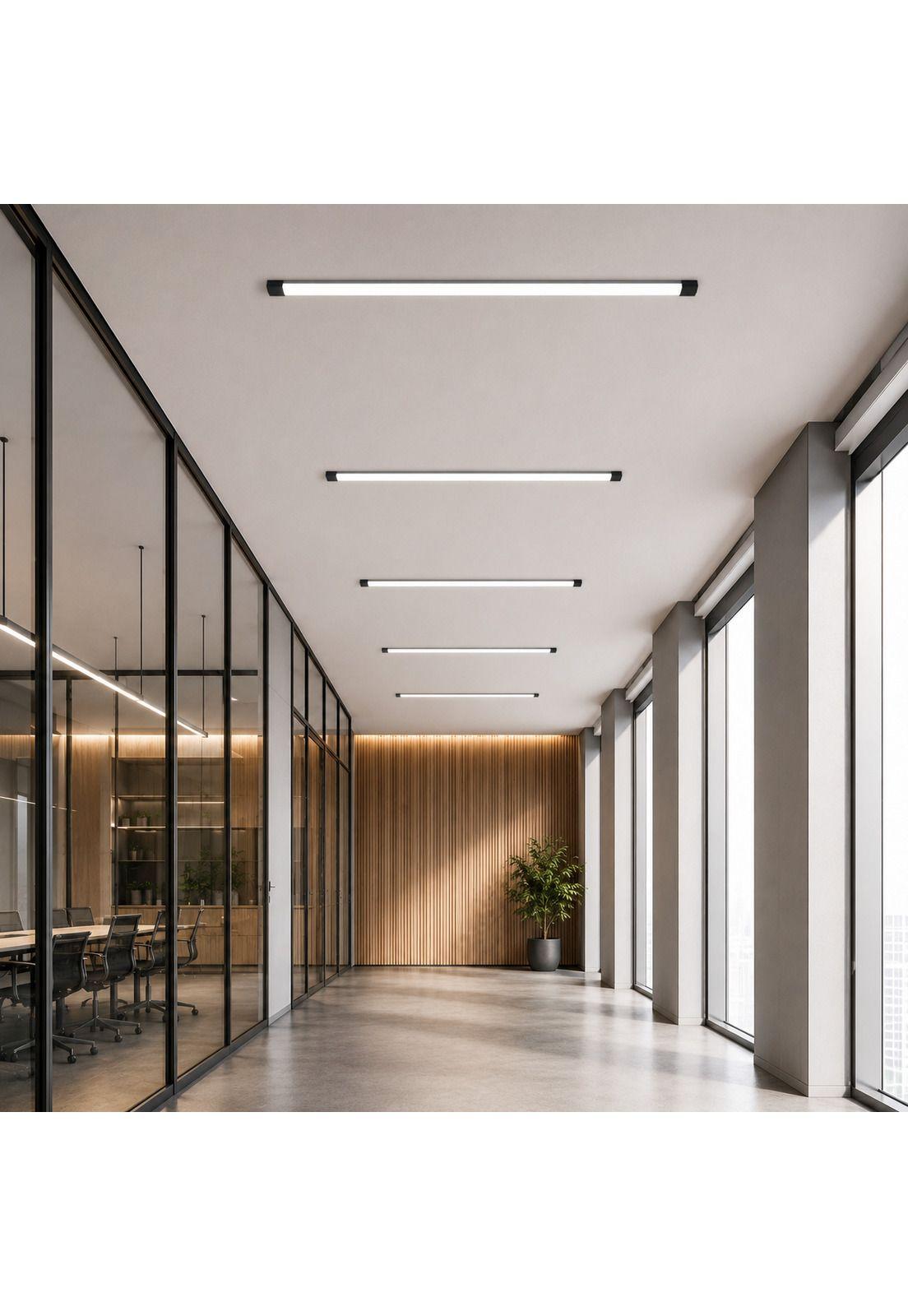 Panel LED Lineal Ultra Delgado 120 cm 36W  Alta Eficiencia-7