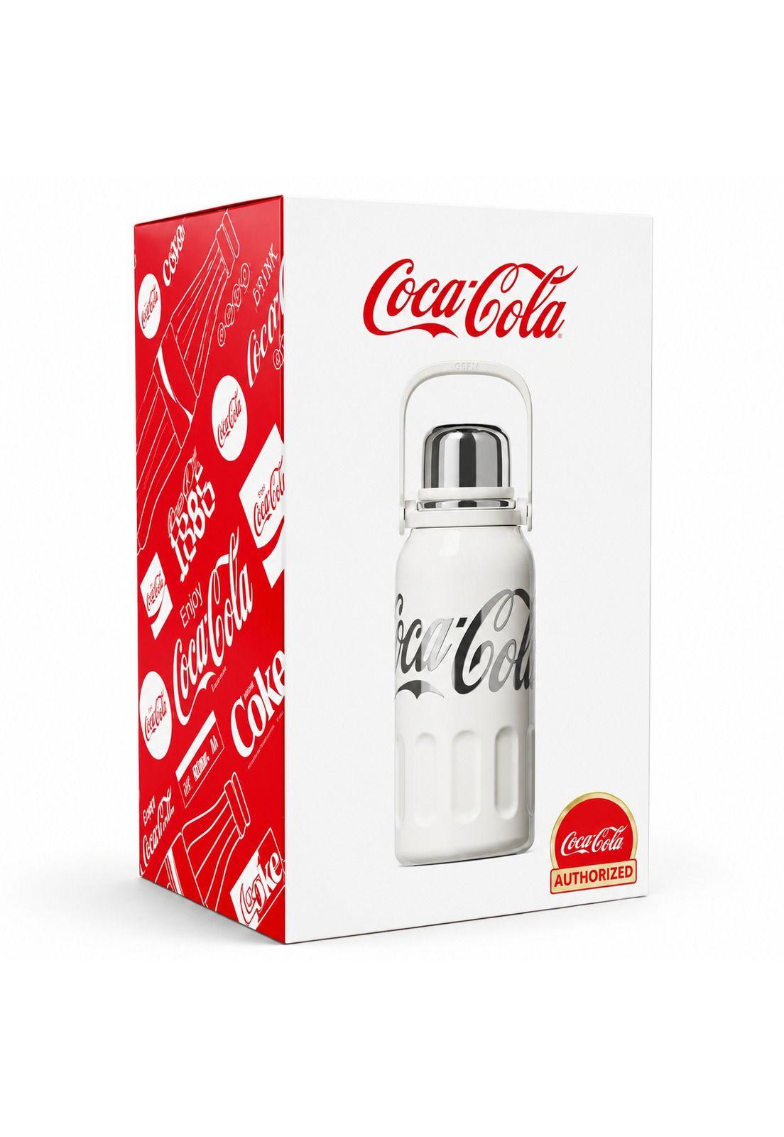 Termo Germ de Acero Inoxidable Coca-Cola 1.2L White Edition-3