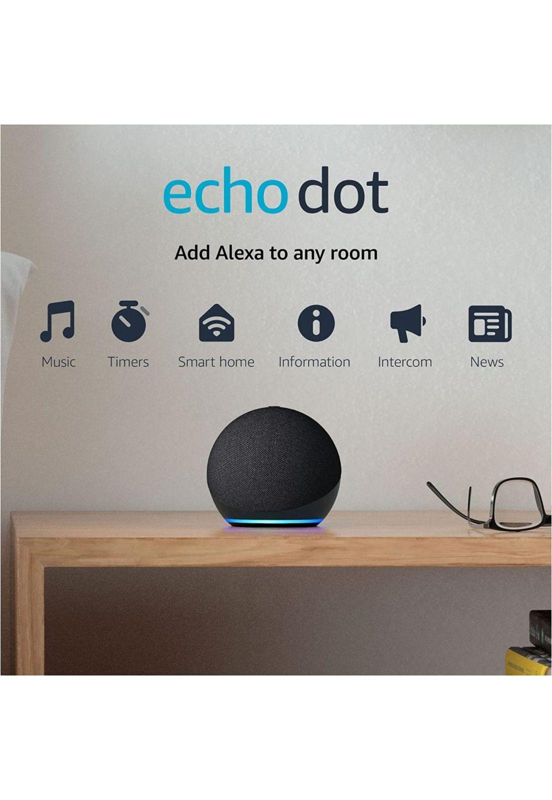 Altavoz Alexa Echo Dot 5ta Generación Charcoal-4