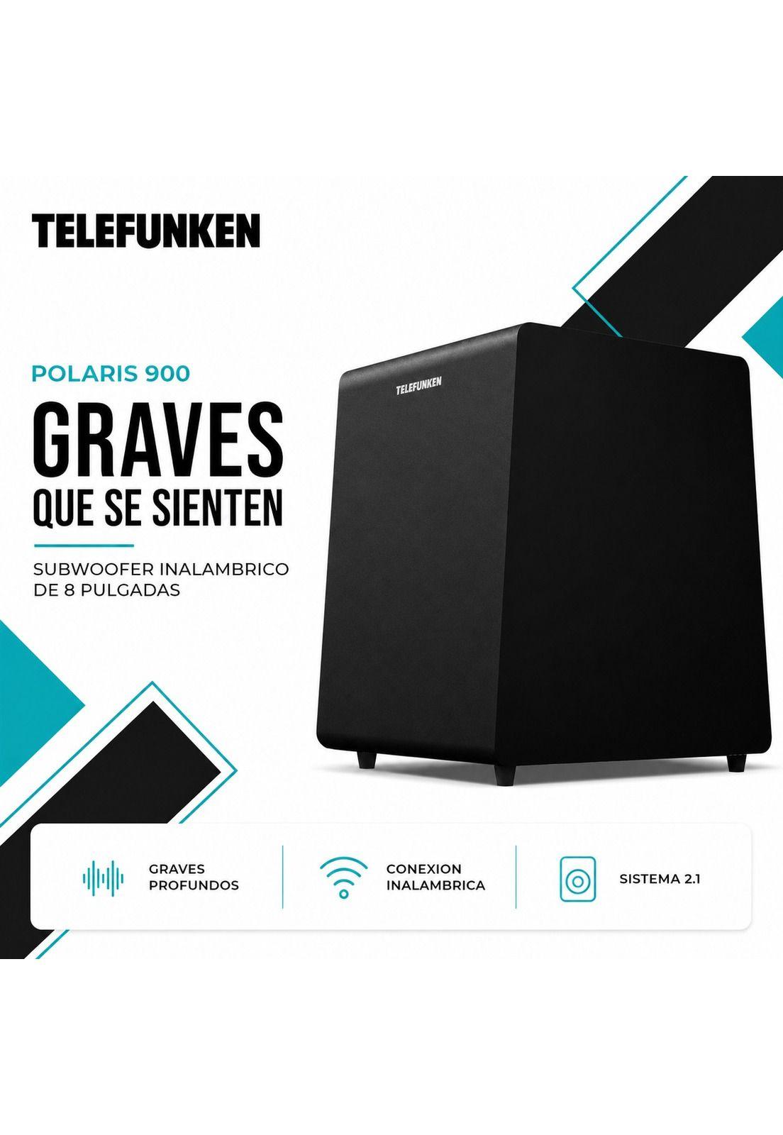 Soundbar + Subwoofer 8" Wireless Sound System Bluetooth 350W-4