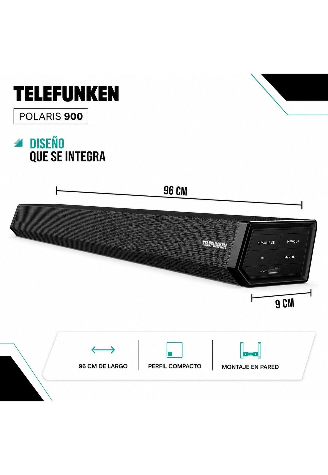 Soundbar + Subwoofer 8" Wireless Sound System Bluetooth 350W-6