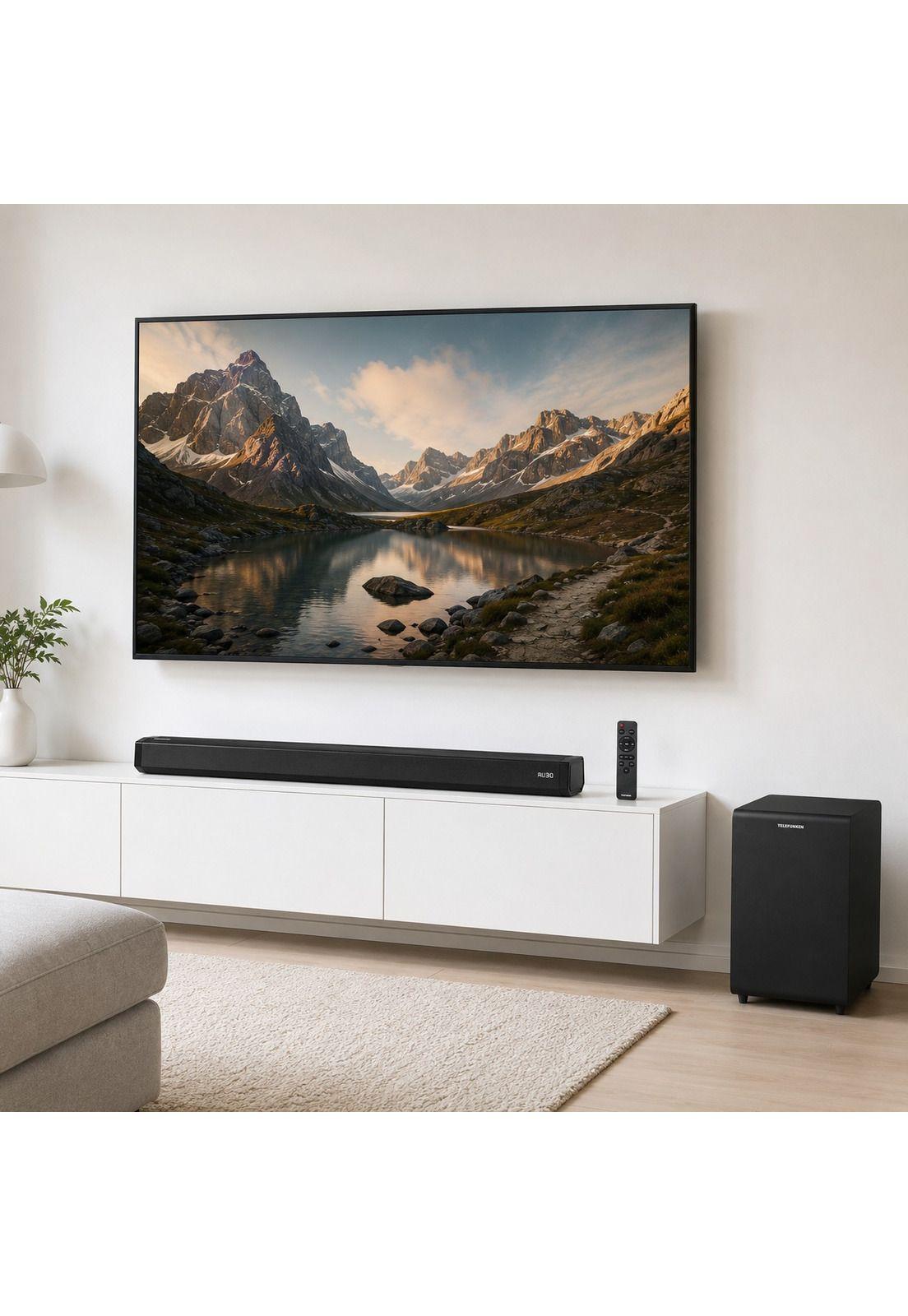 Soundbar + Subwoofer 8" Wireless Sound System Bluetooth 350W-9