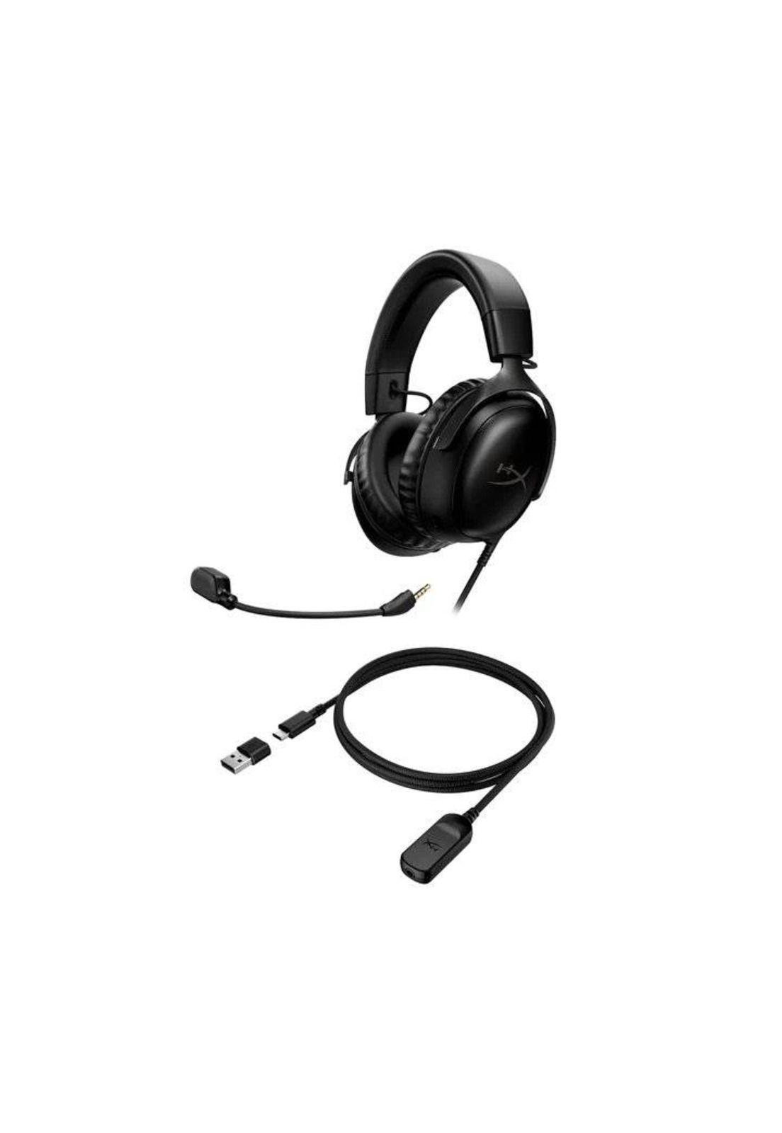 Audífonos HyperX Cloud III USB Comfort Multiplataforma Black-8