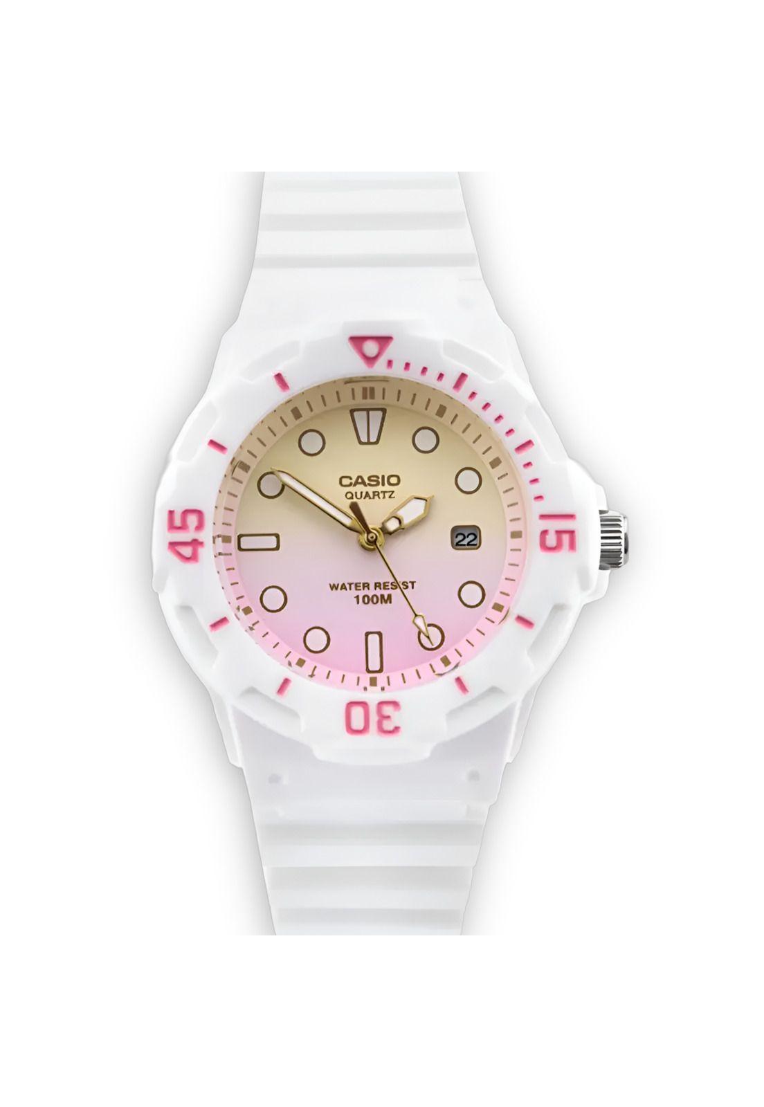 Reloj Casio de Niña / Mujer Lrw-200H-4E2Vdr Blanco / Rosado-2