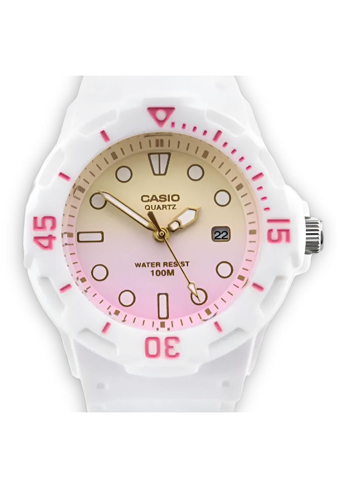 Reloj Casio de Niña / Mujer Lrw-200H-4E2Vdr Blanco / Rosado-3