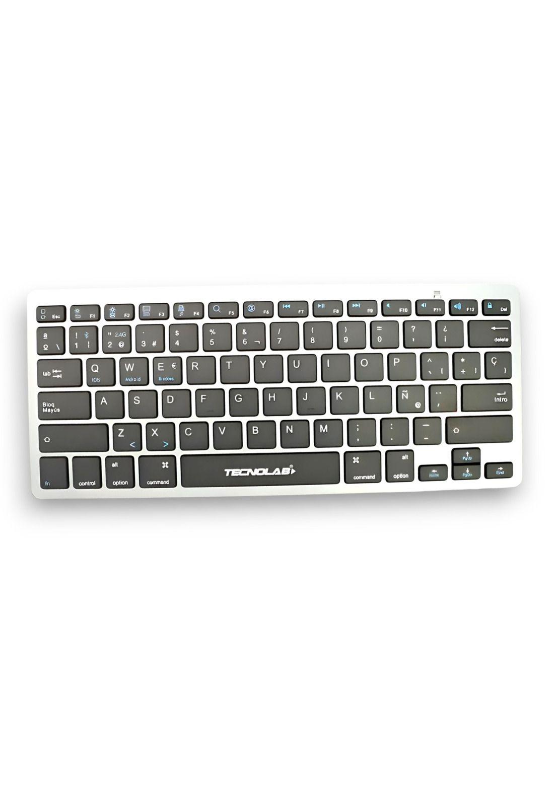 KIT Teclado y Mouse Inalámbrico Conexión Bluetooth + USB 2G-4