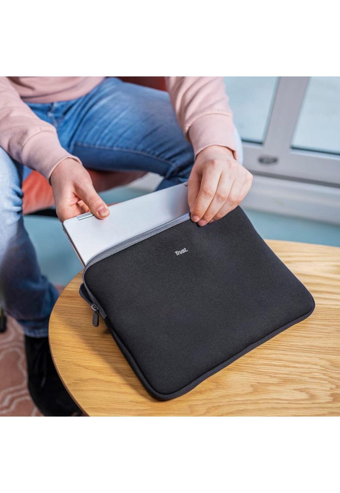 Funda Notebook & Macbook Trust Primo Sleeve Soft 13.3" Black-2