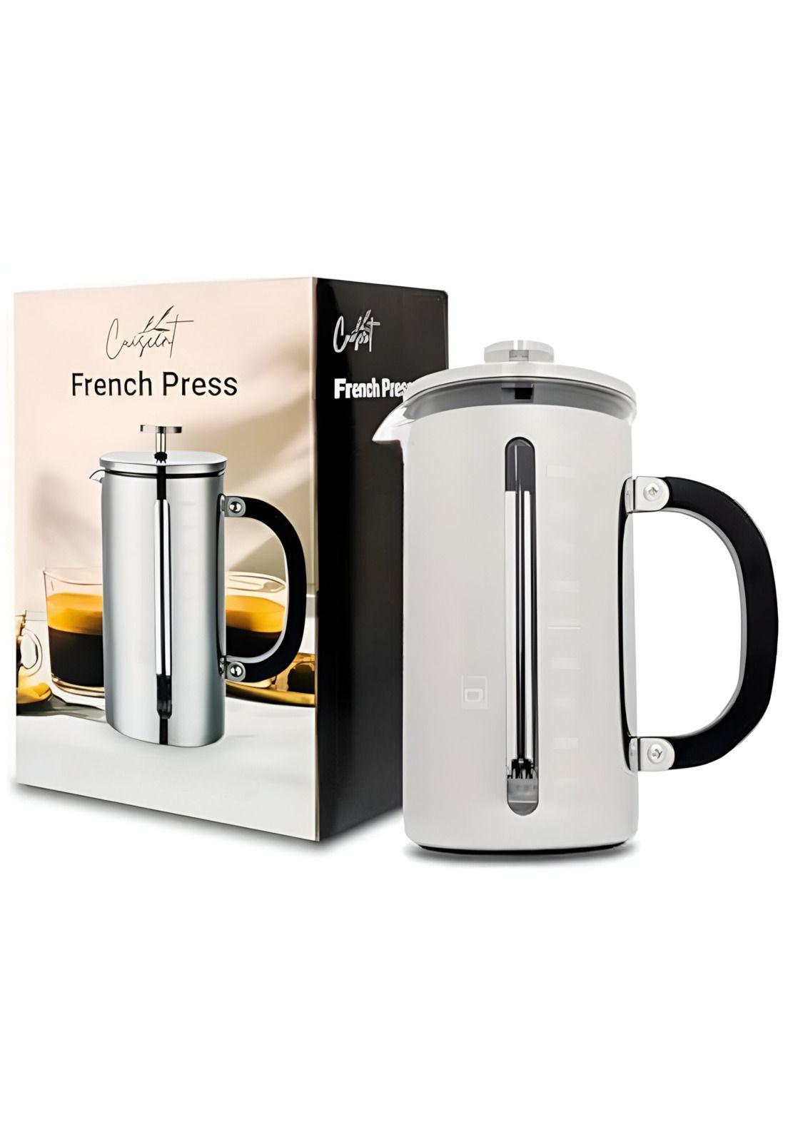 Cafetera Francesa Premium de Acero Inoxidable Cuiscent 1LT-5