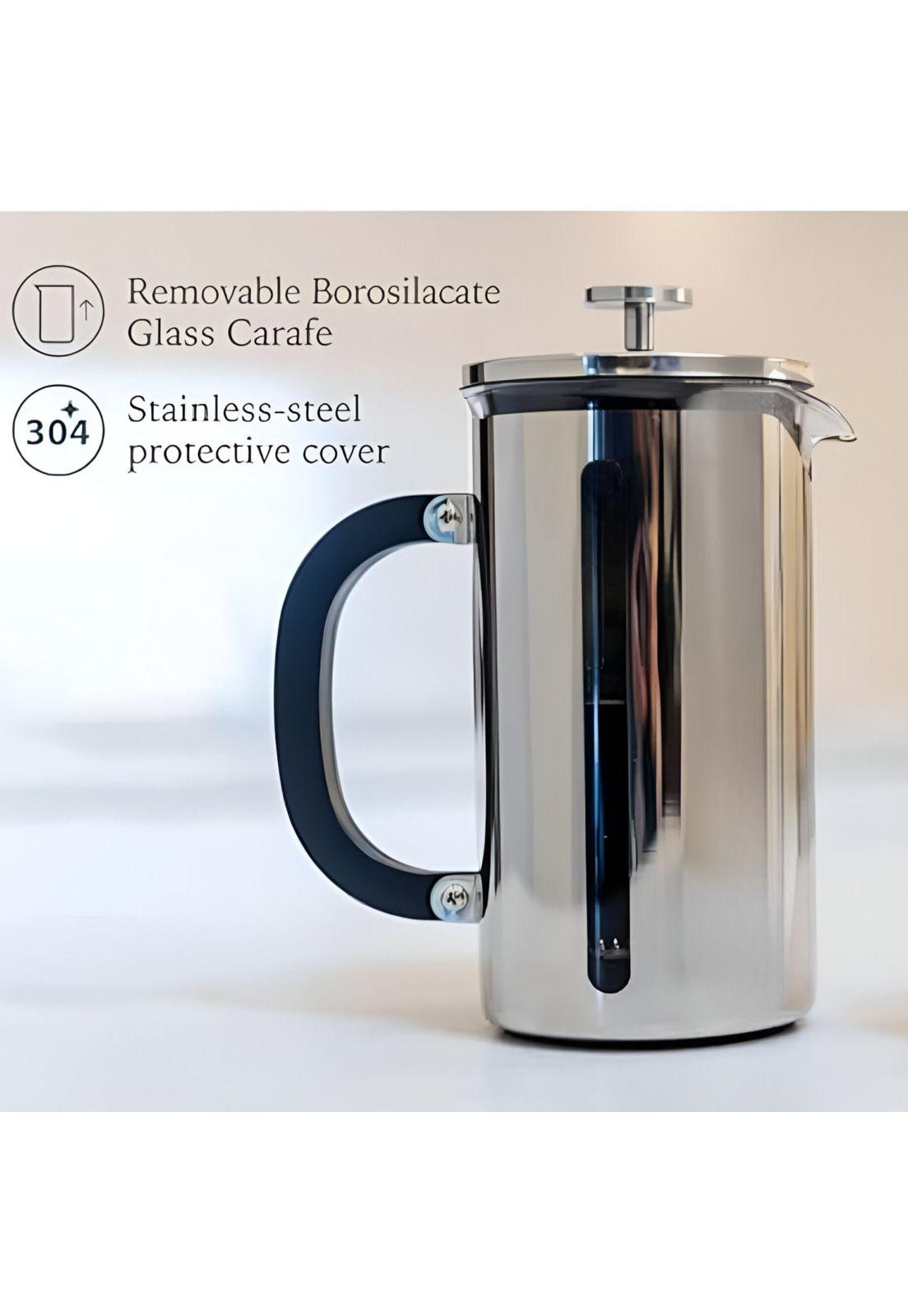 Cafetera Francesa Premium de Acero Inoxidable Cuiscent 1LT-7