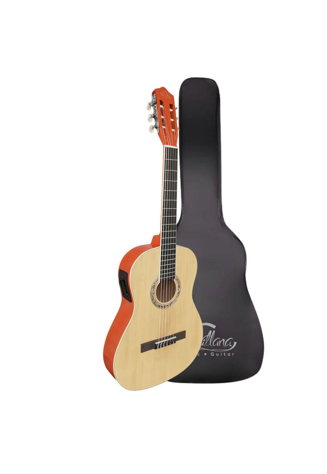 Guitarra Electroacústica 39" Natural Sevillana Ultra Delgada-3