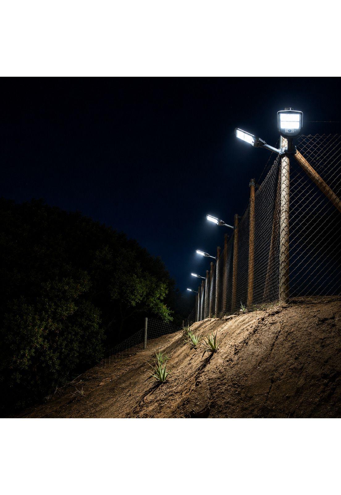 Luminaria Solar Publica con Soporte - High Light LED 100W-7